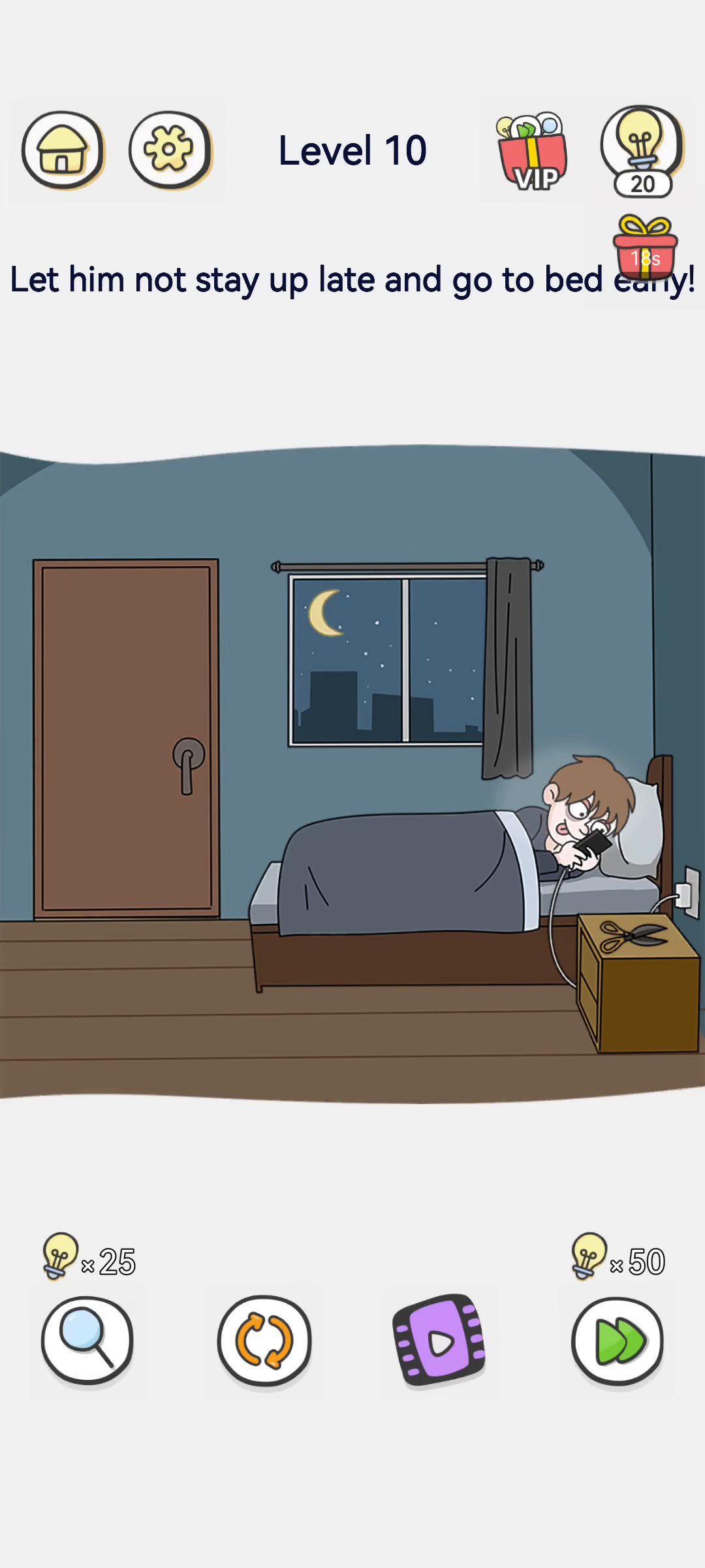 Brain Out 2 level 10 walkthrough key frame 2