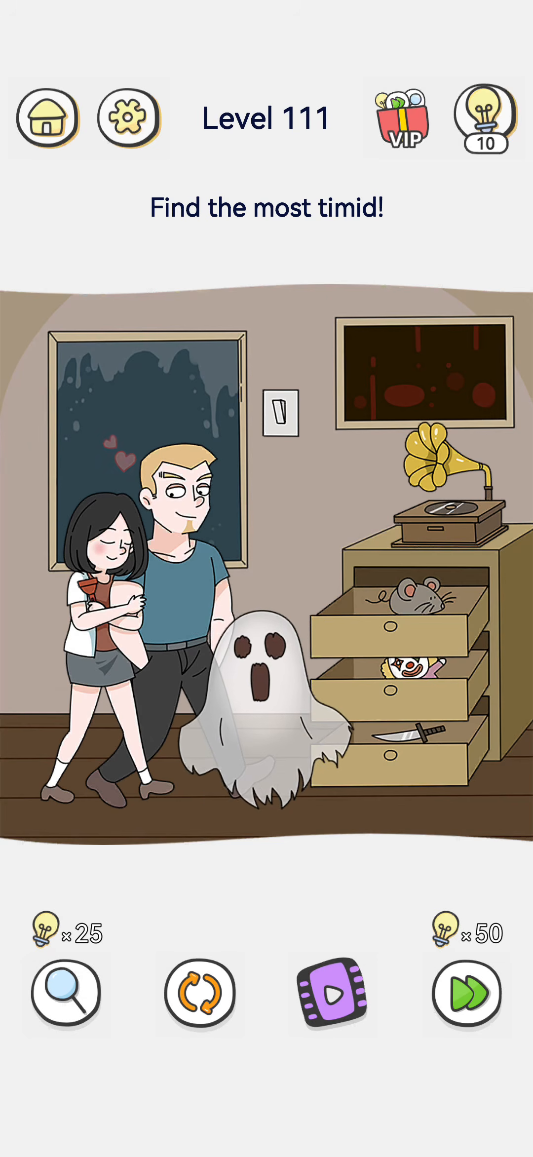 Brain Out 2 level 111 walkthrough key frame 3