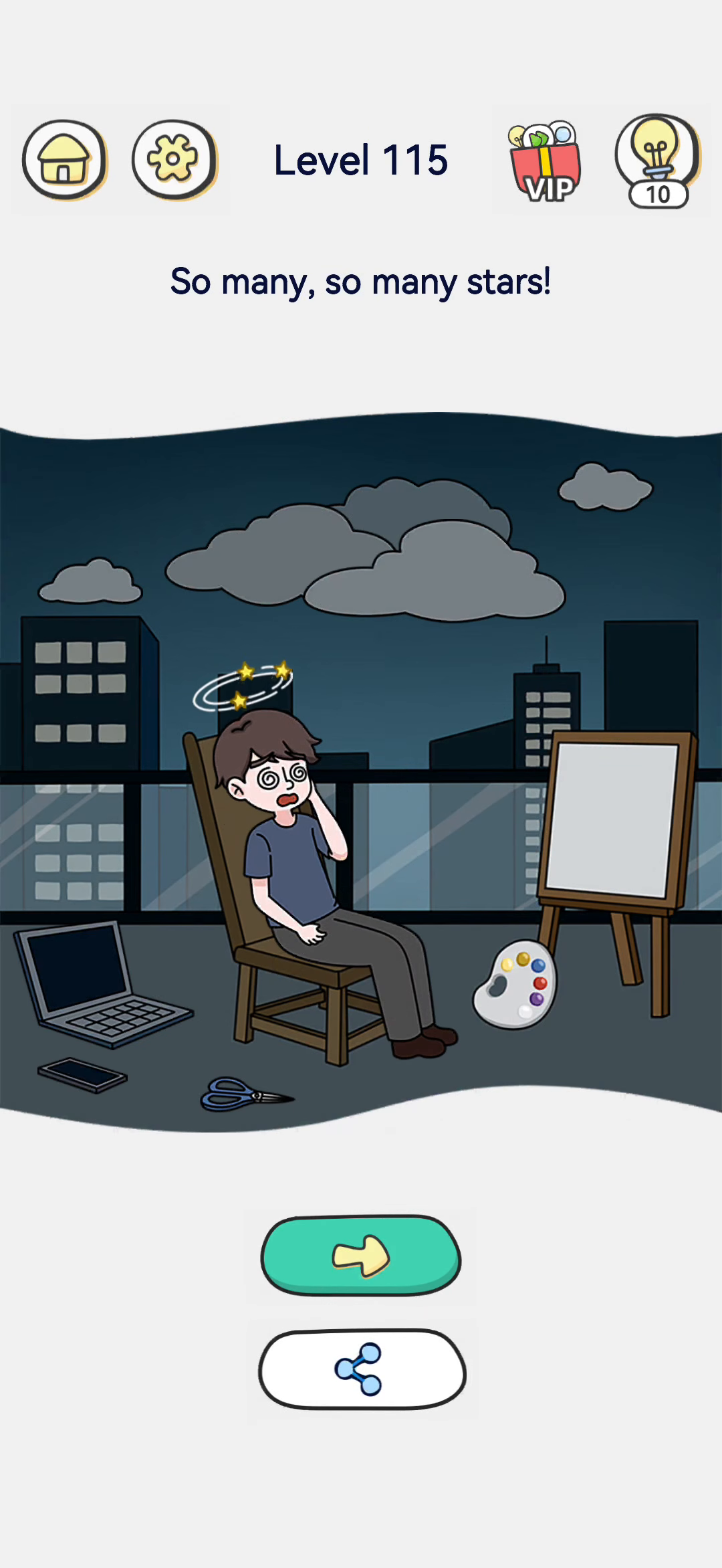 Brain Out 2 level 115 walkthrough key frame 4