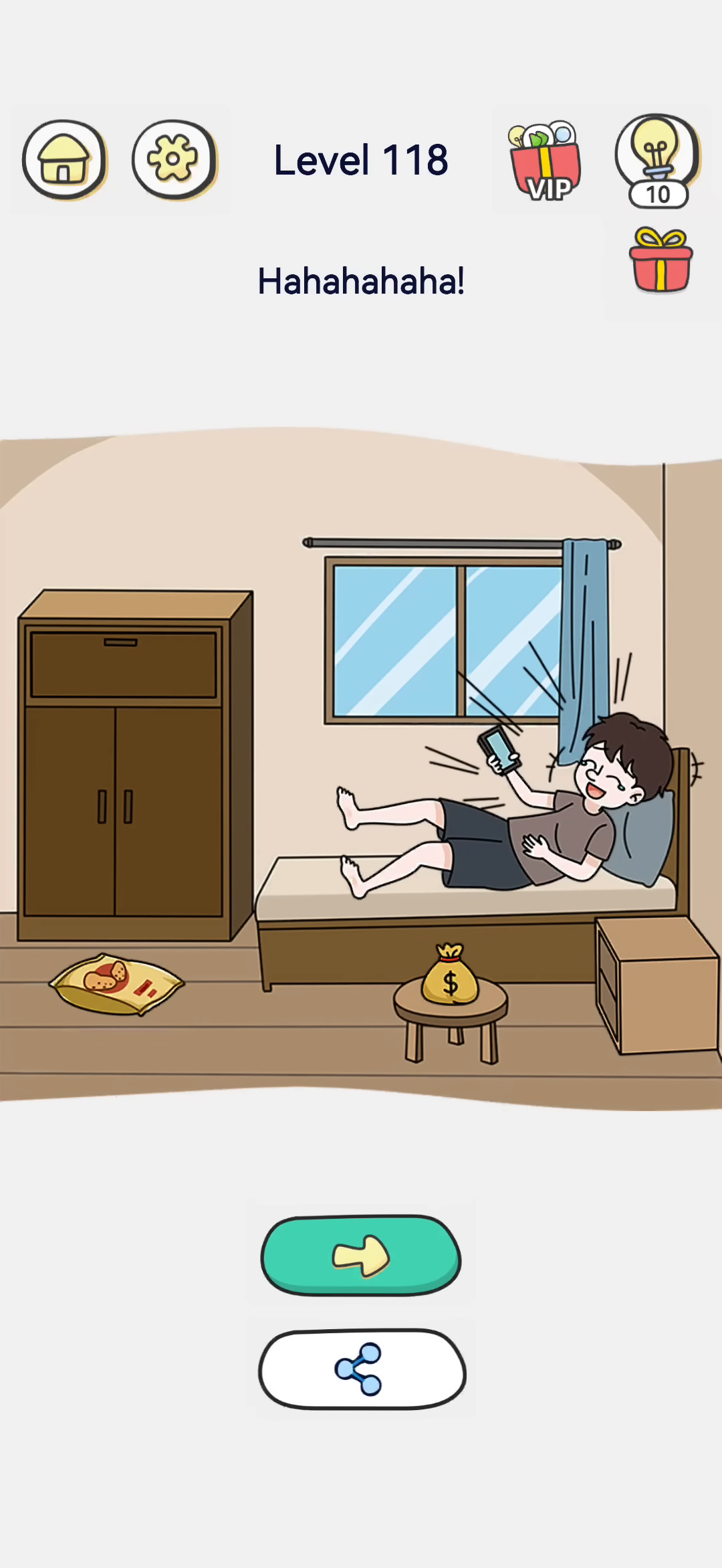 Brain Out 2 level 118 walkthrough key frame 4