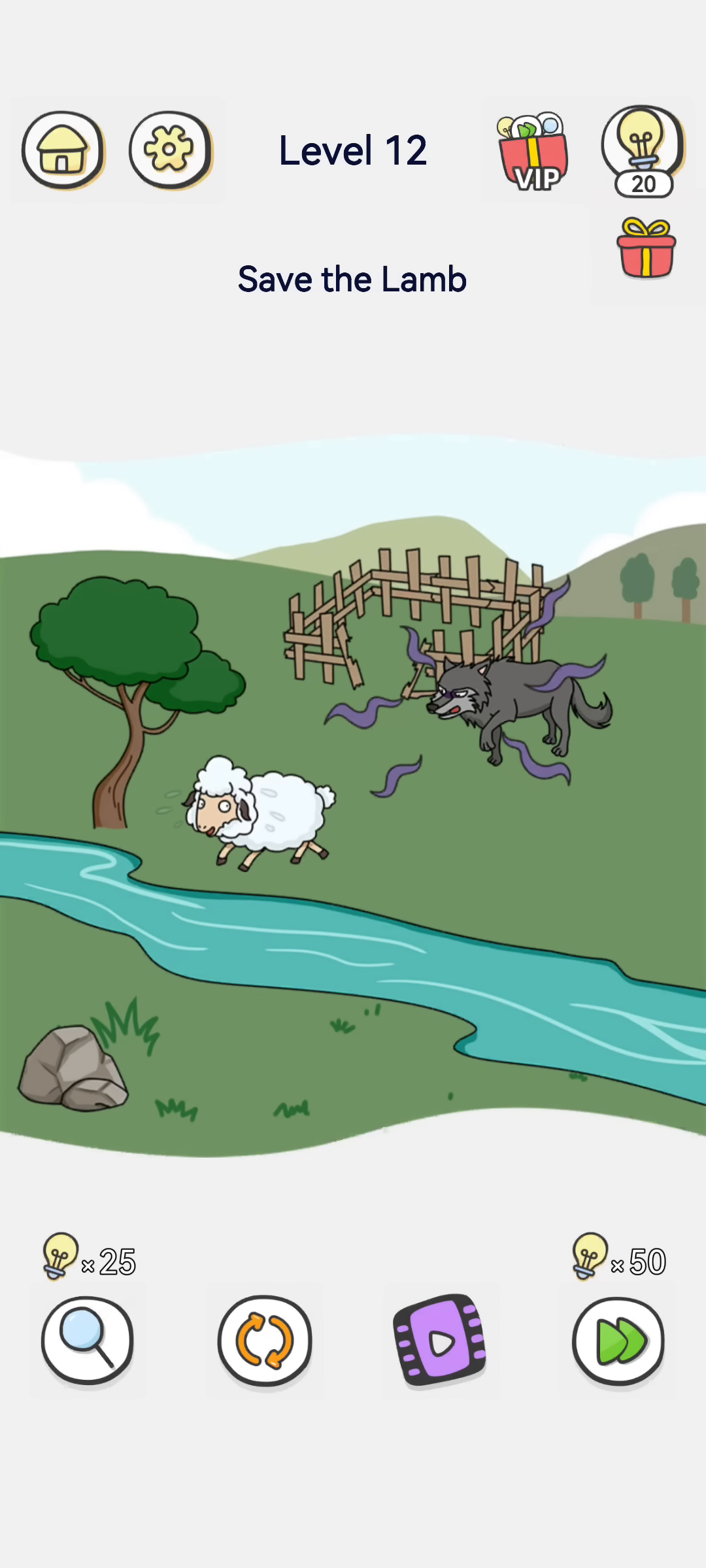 Brain Out 2 level 12 walkthrough key frame 2
