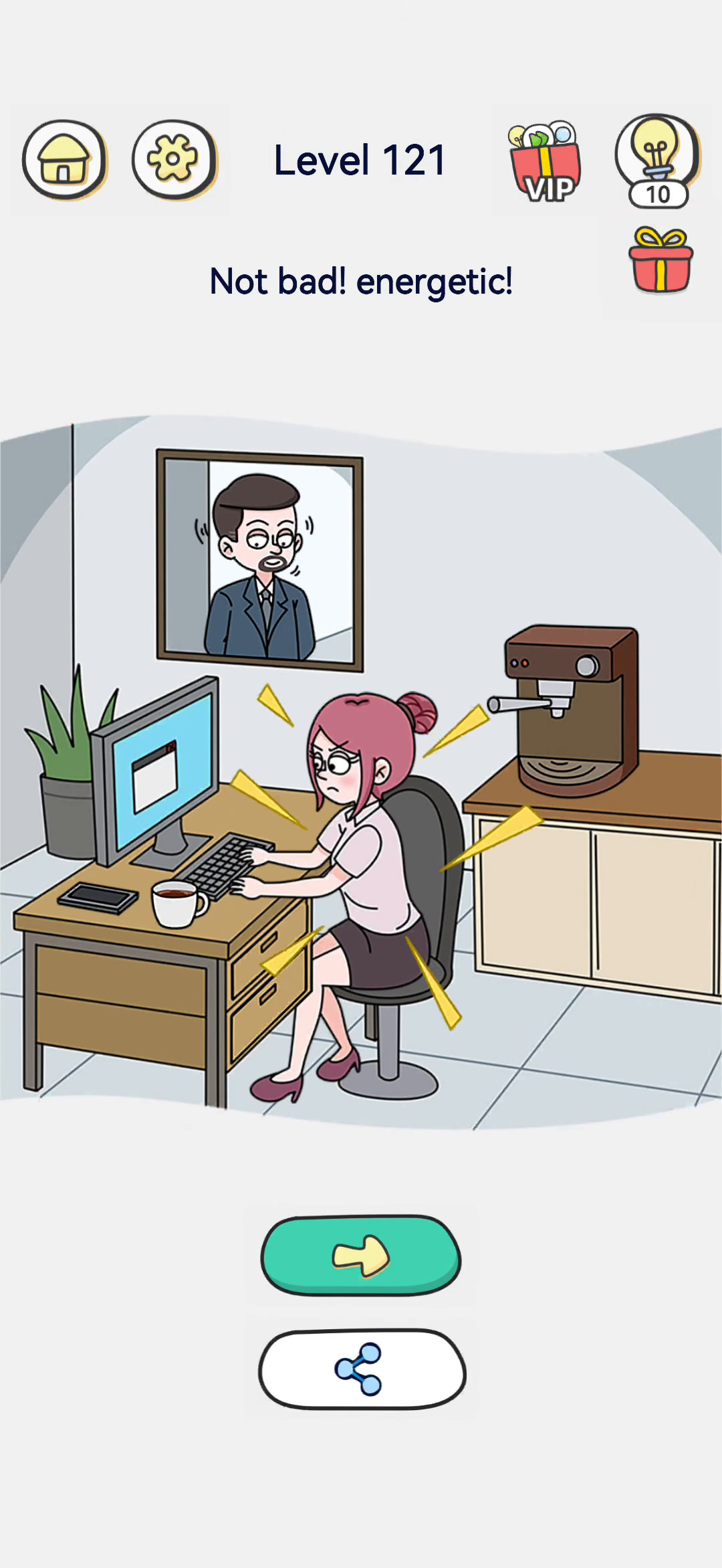 Brain Out 2 level 121 walkthrough key frame 4
