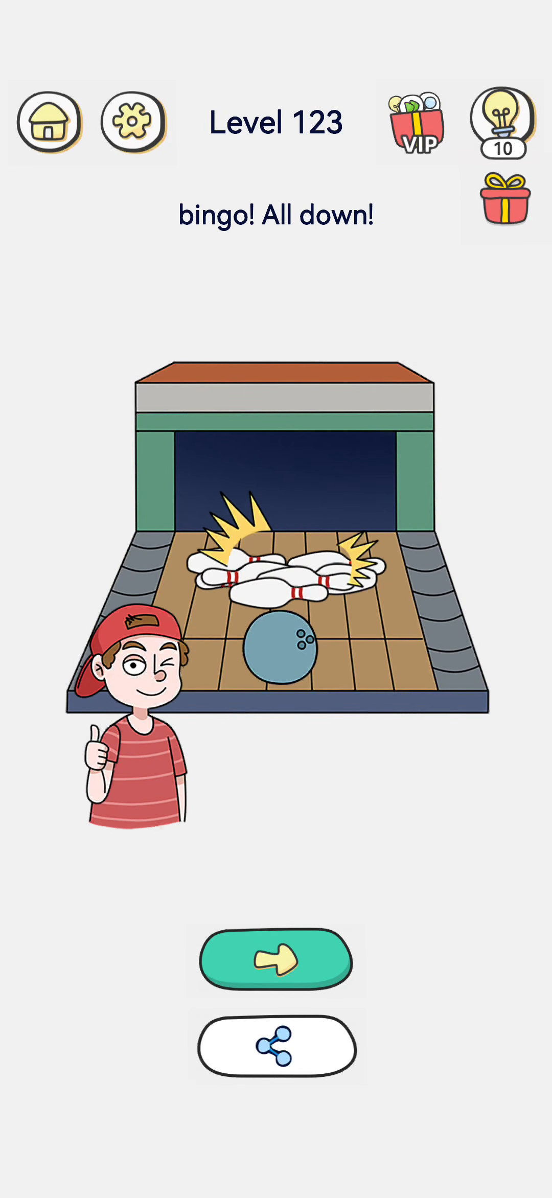 Brain Out 2 level 123 walkthrough key frame 4