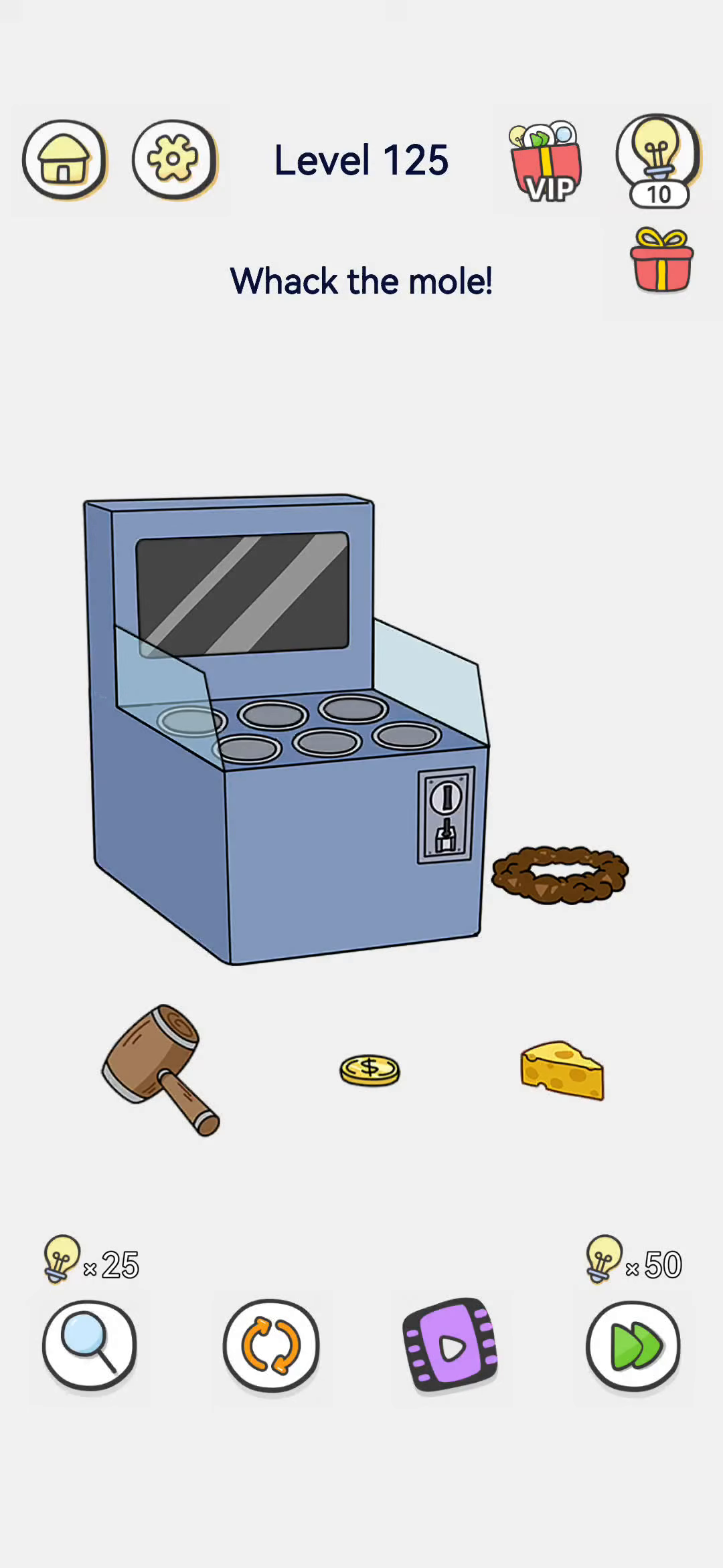 Brain Out 2 level 125 walkthrough key frame 1