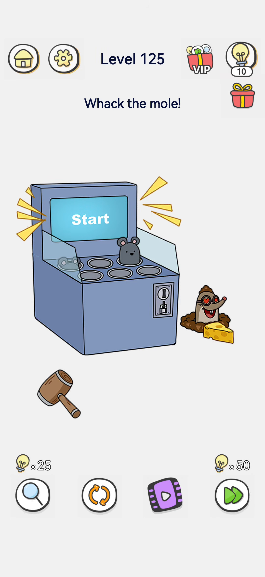 Brain Out 2 level 125 walkthrough key frame 3