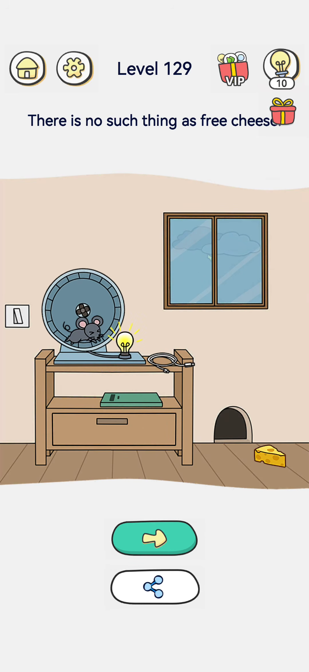 Brain Out 2 level 129 walkthrough key frame 4