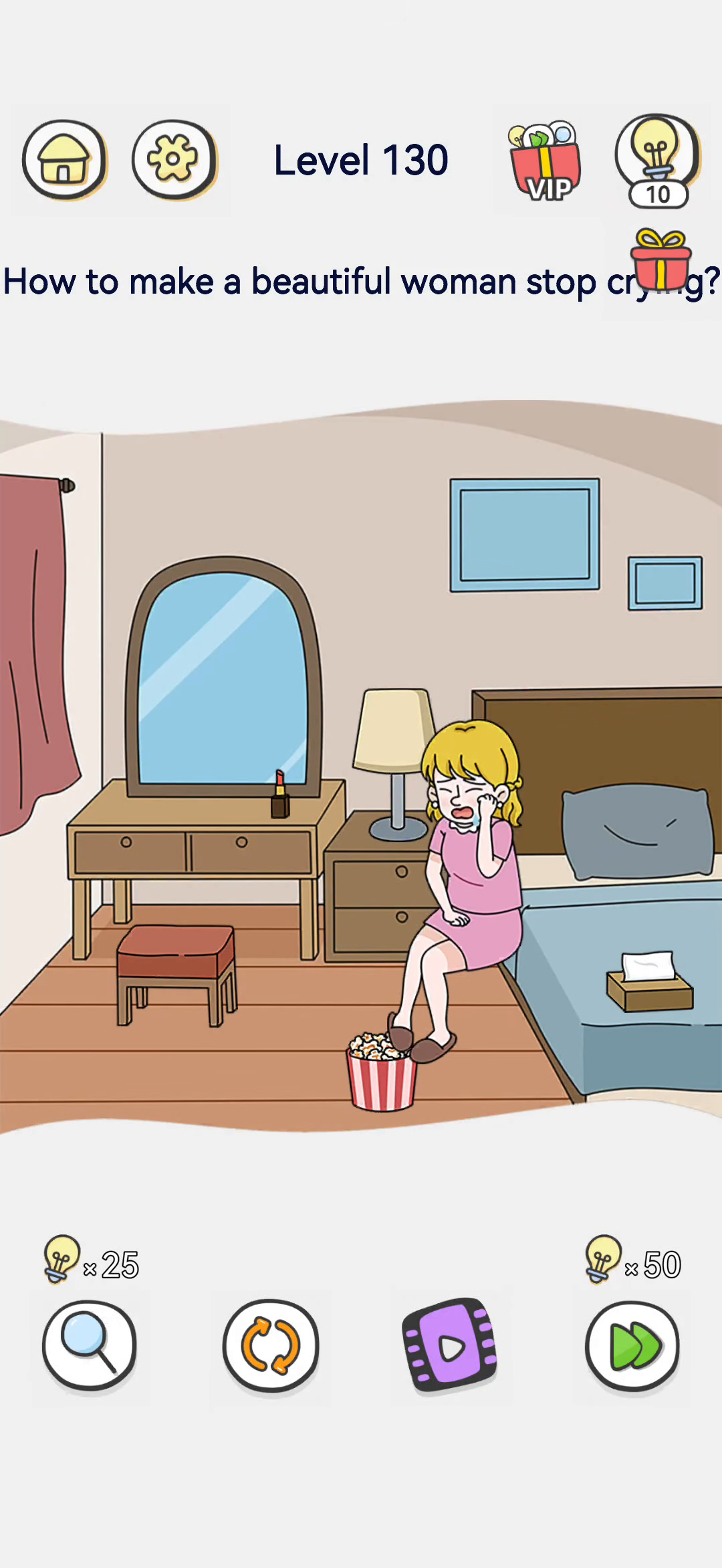 Brain Out 2 level 130 walkthrough key frame 2