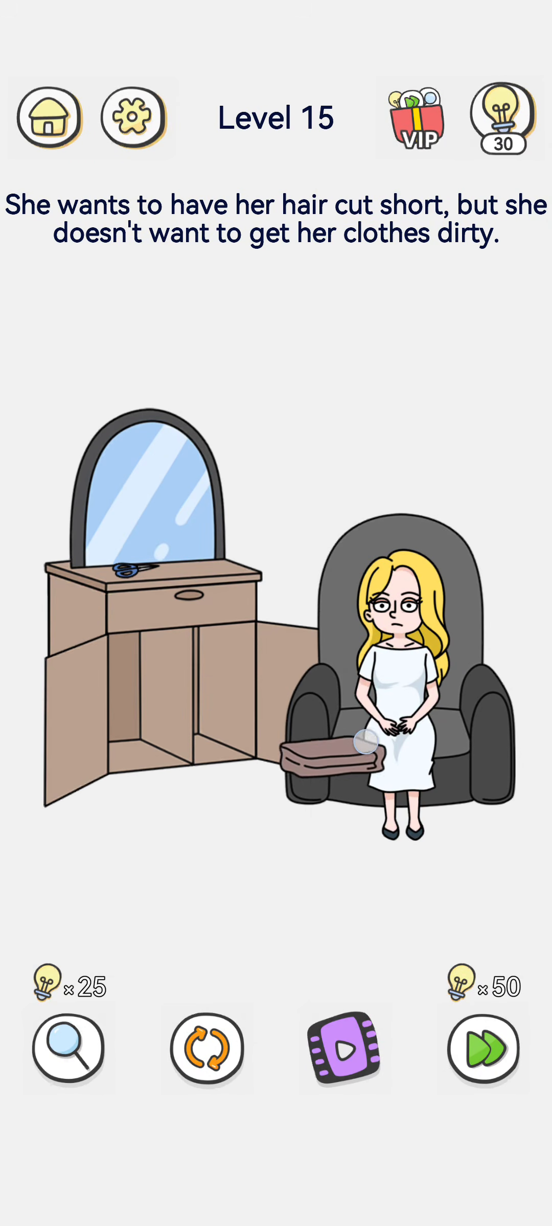 Brain Out 2 level 15 walkthrough key frame 2