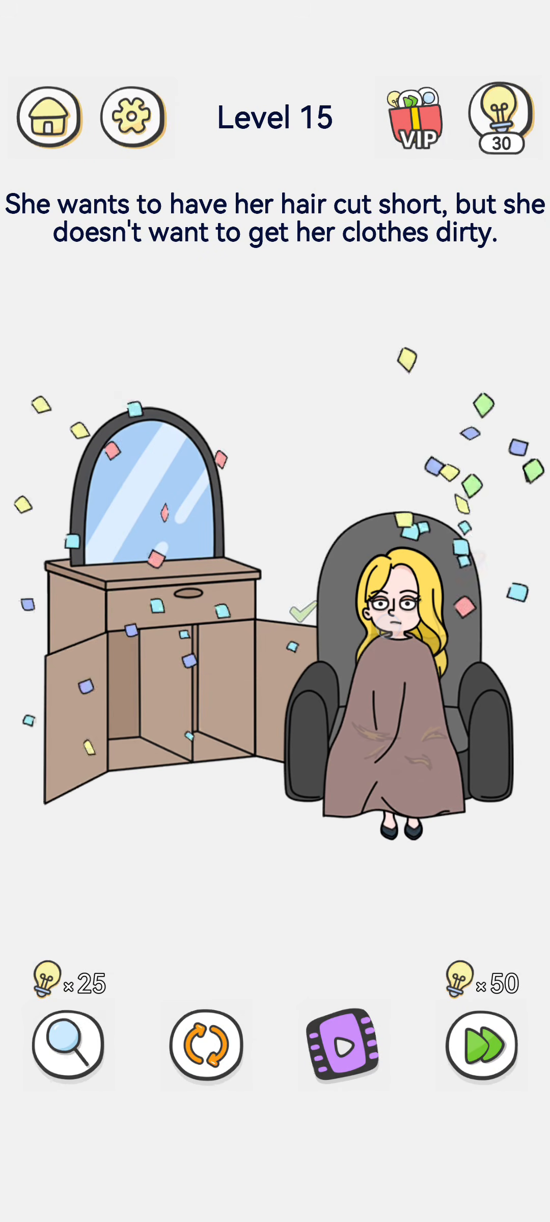 Brain Out 2 level 15 walkthrough key frame 3