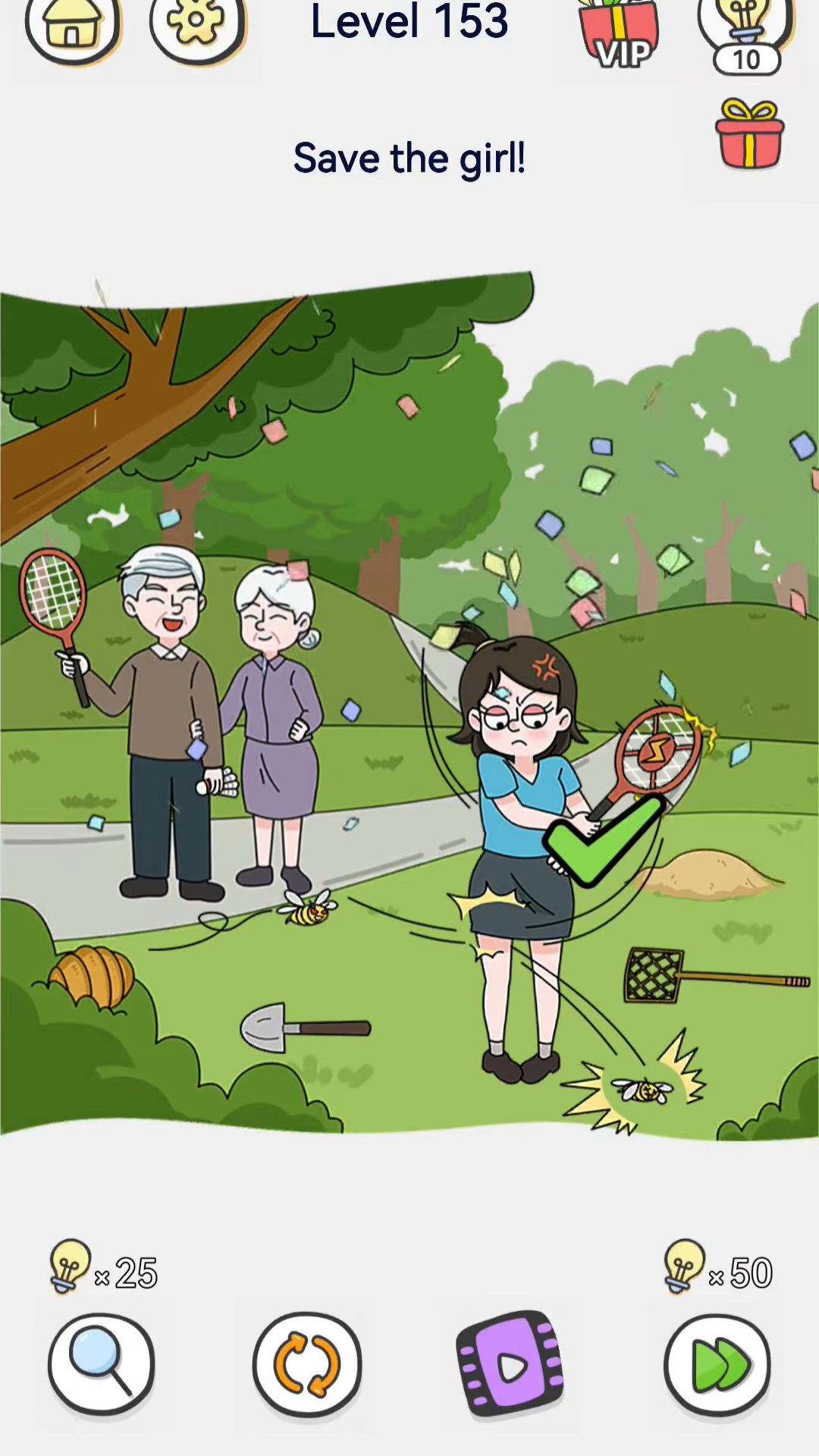 Brain Out 2 level 153 walkthrough key frame 3