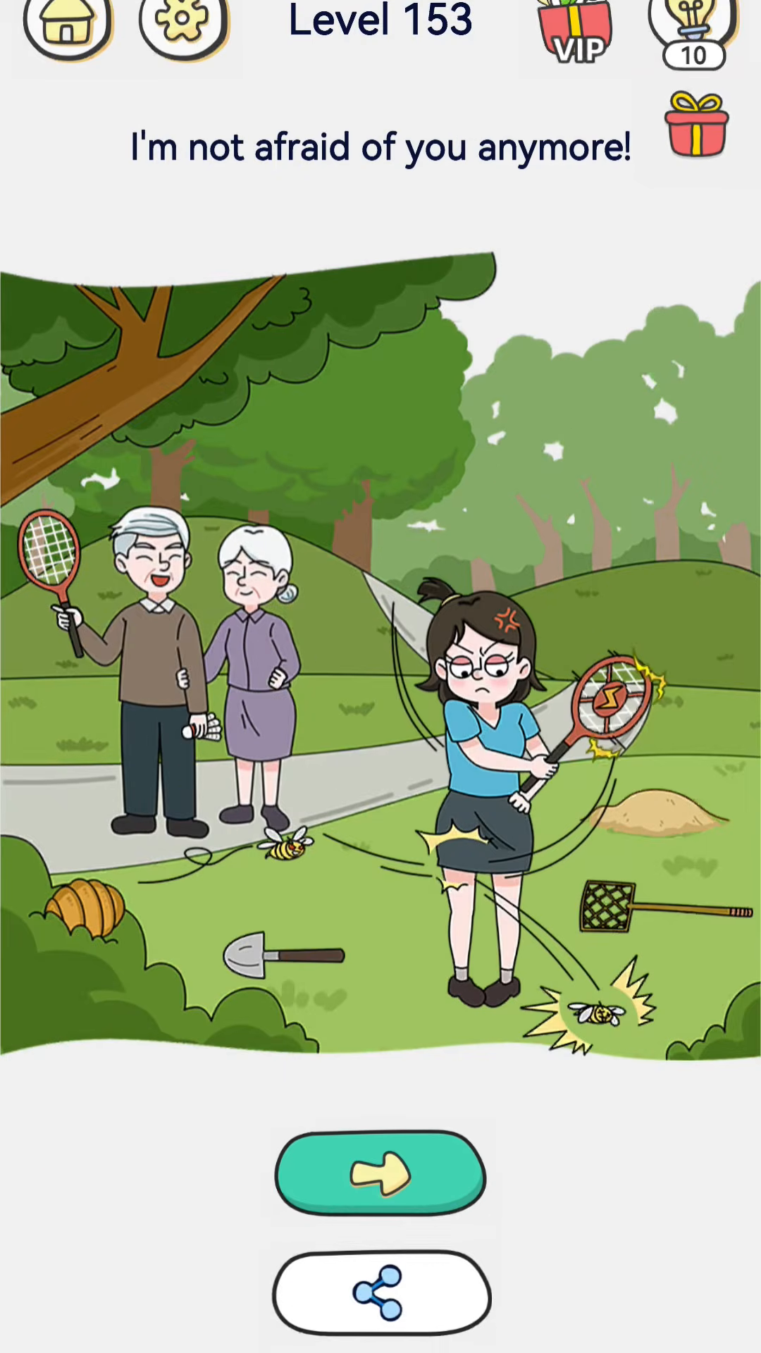 Brain Out 2 level 153 walkthrough key frame 4