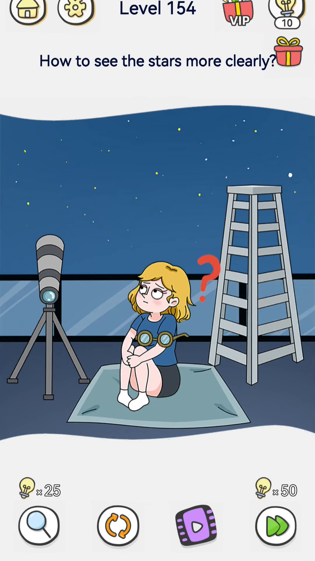 Brain Out 2 level 154 walkthrough key frame 2
