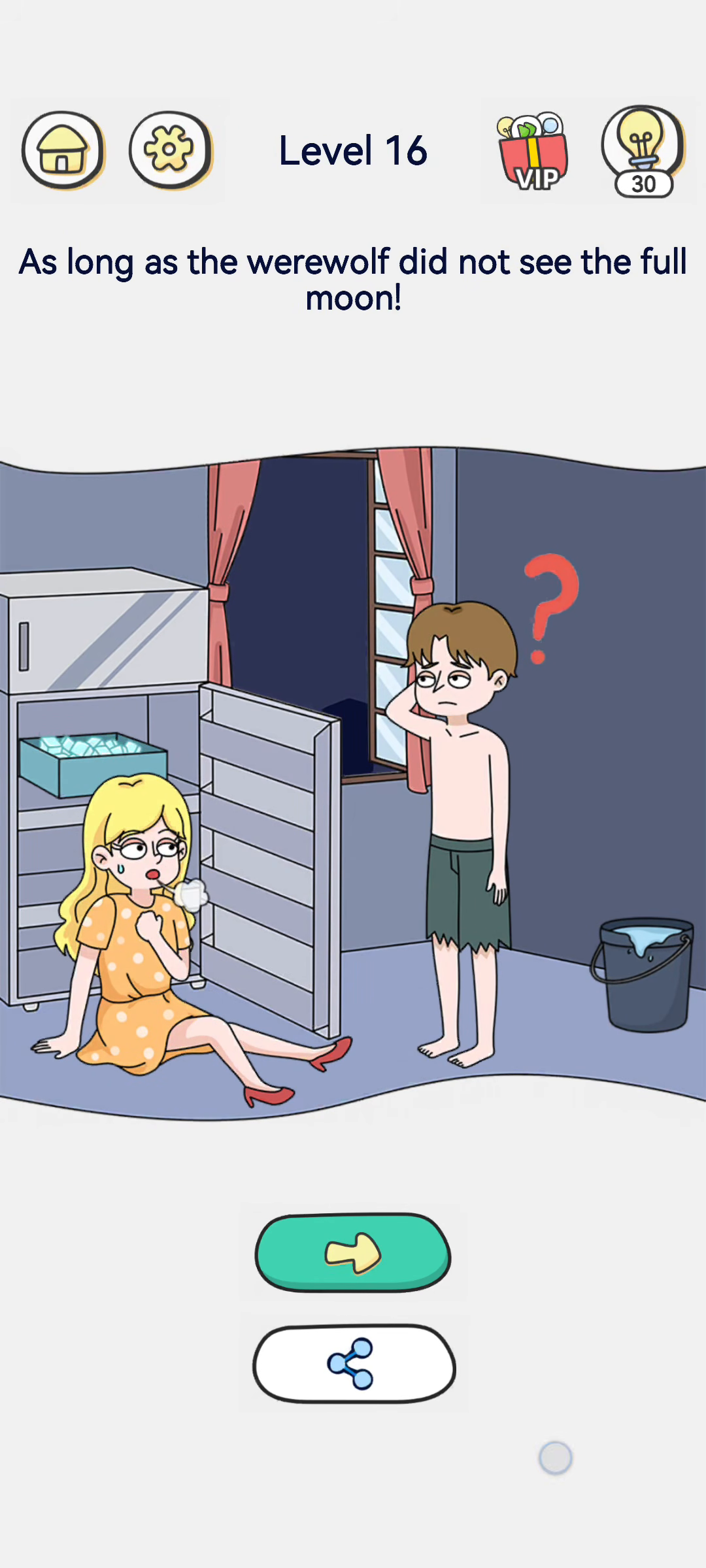 Brain Out 2 level 16 walkthrough key frame 4