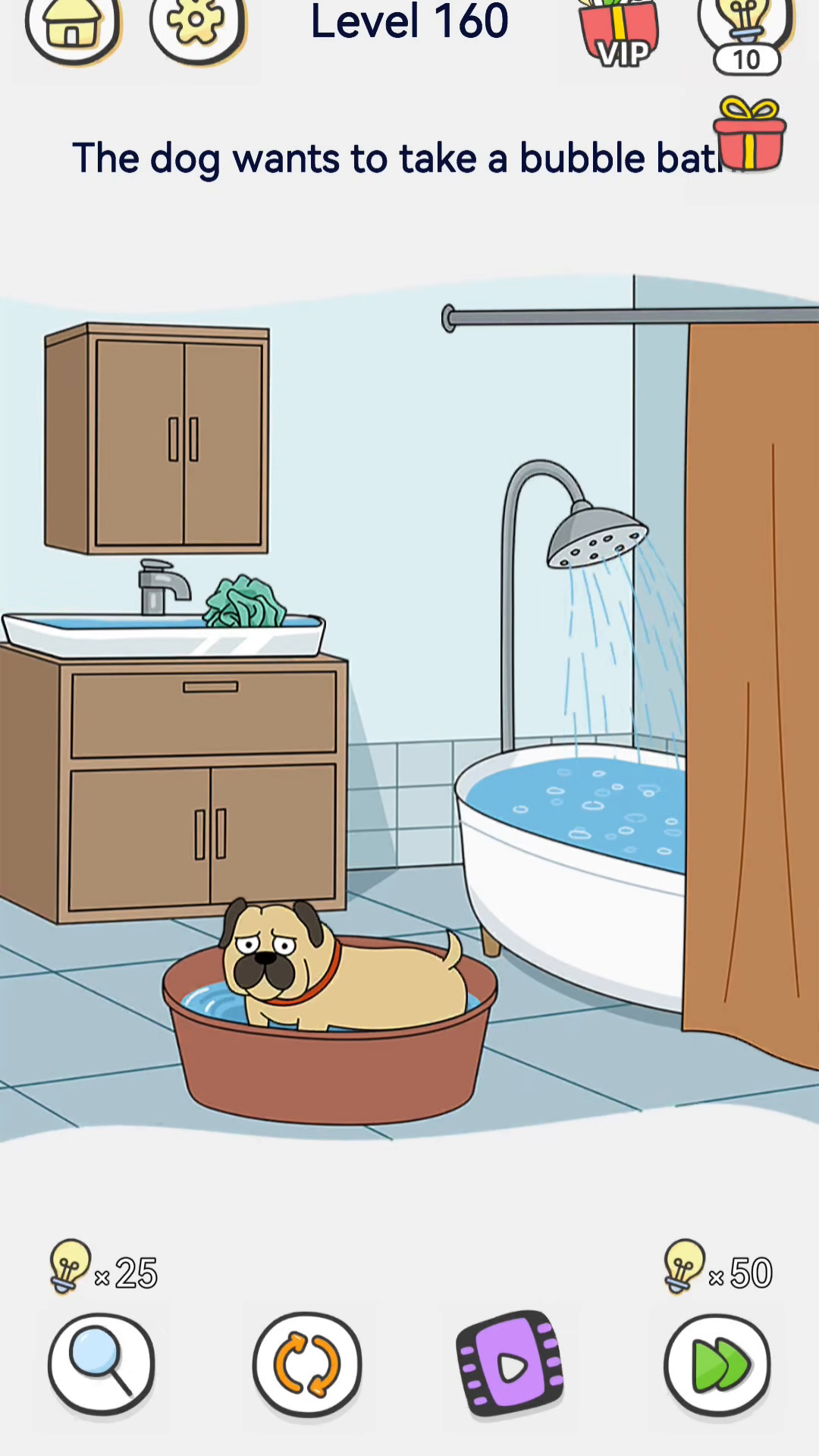 Brain Out 2 level 160 walkthrough key frame 3
