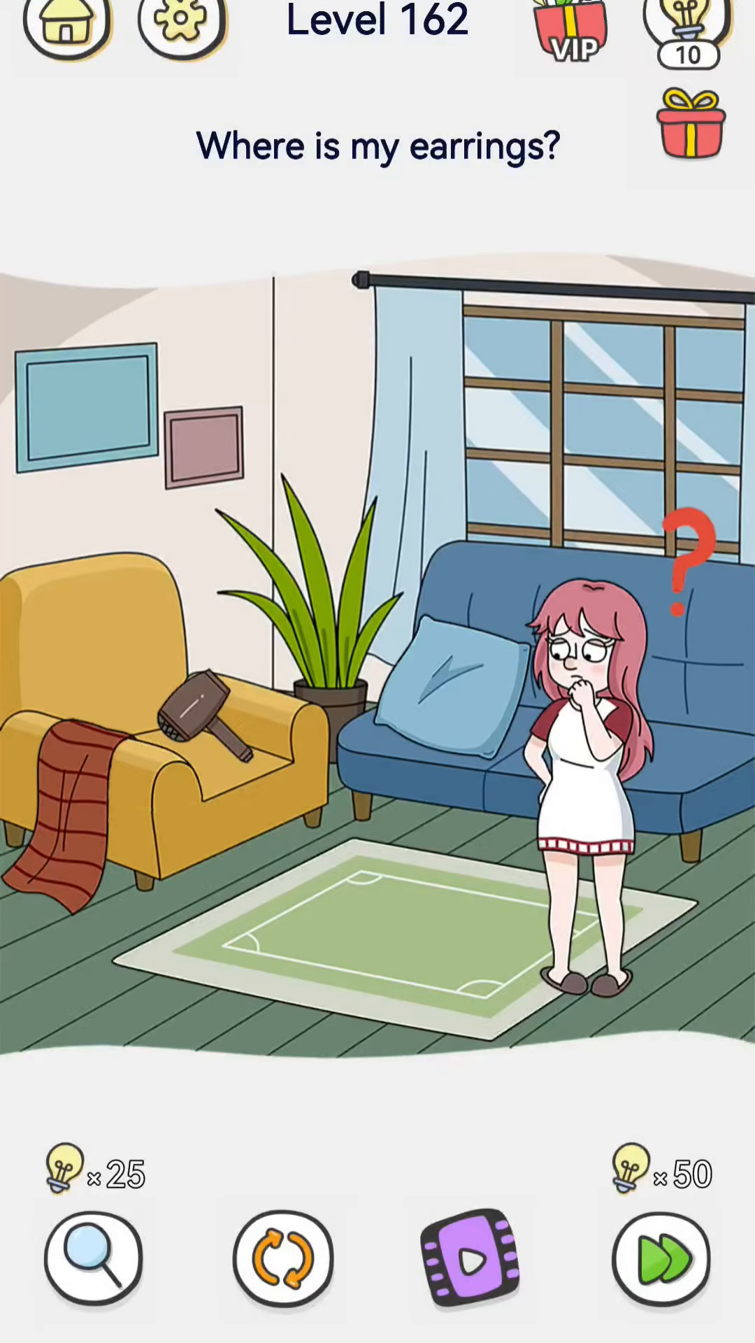 Brain Out 2 level 162 walkthrough key frame 1