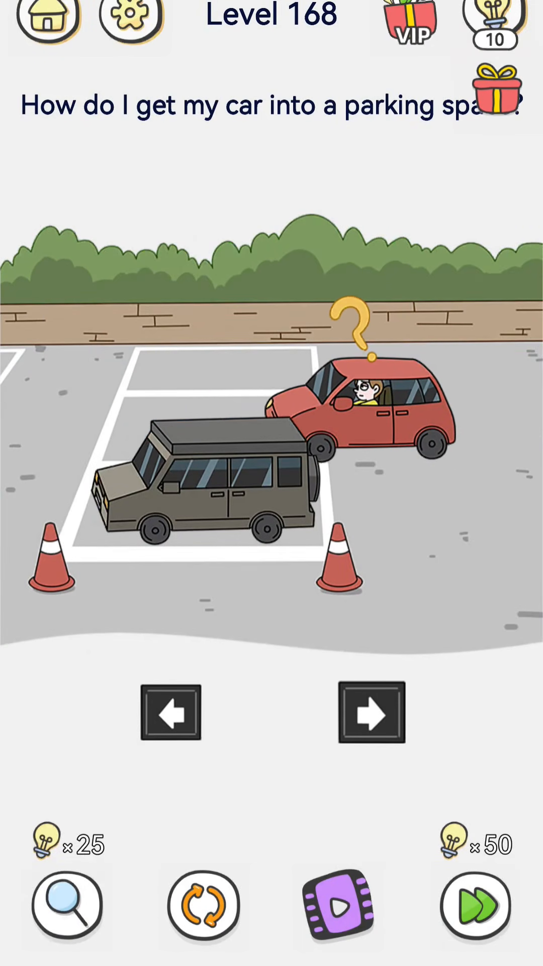 Brain Out 2 level 168 walkthrough key frame 3