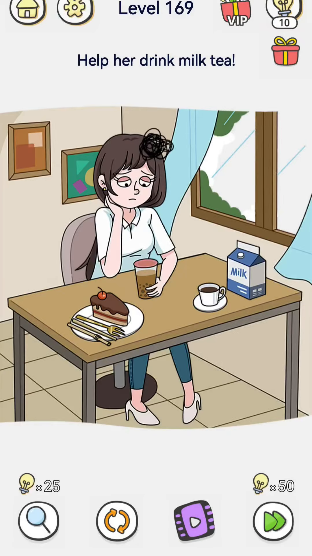 Brain Out 2 level 169 walkthrough key frame 1