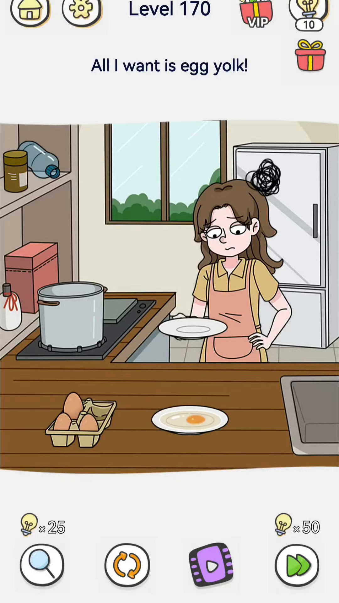 Brain Out 2 level 170 walkthrough key frame 1