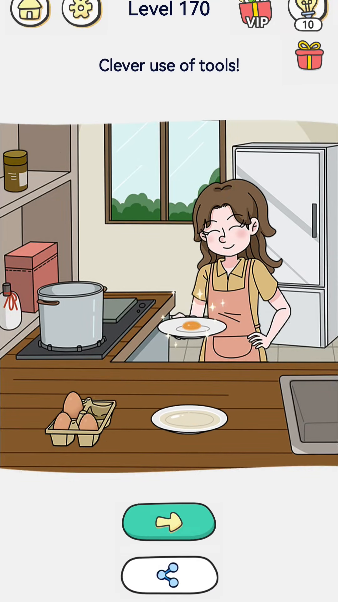 Brain Out 2 level 170 walkthrough key frame 4