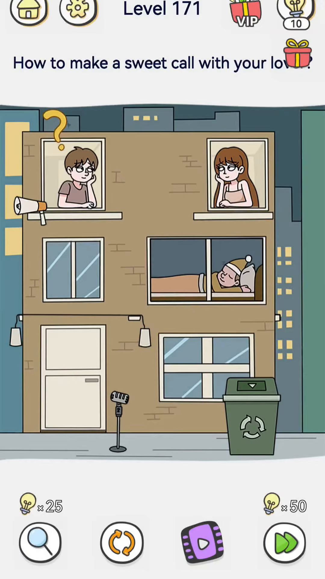 Brain Out 2 level 171 walkthrough key frame 1