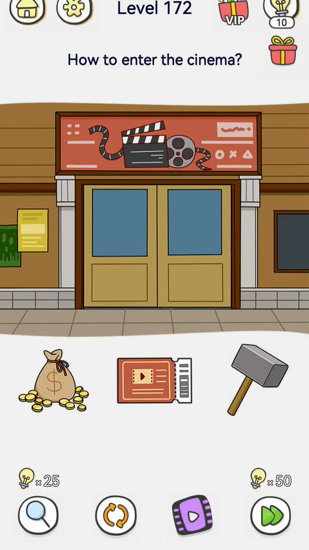 Brain Out 2 level 172 walkthrough key frame 1