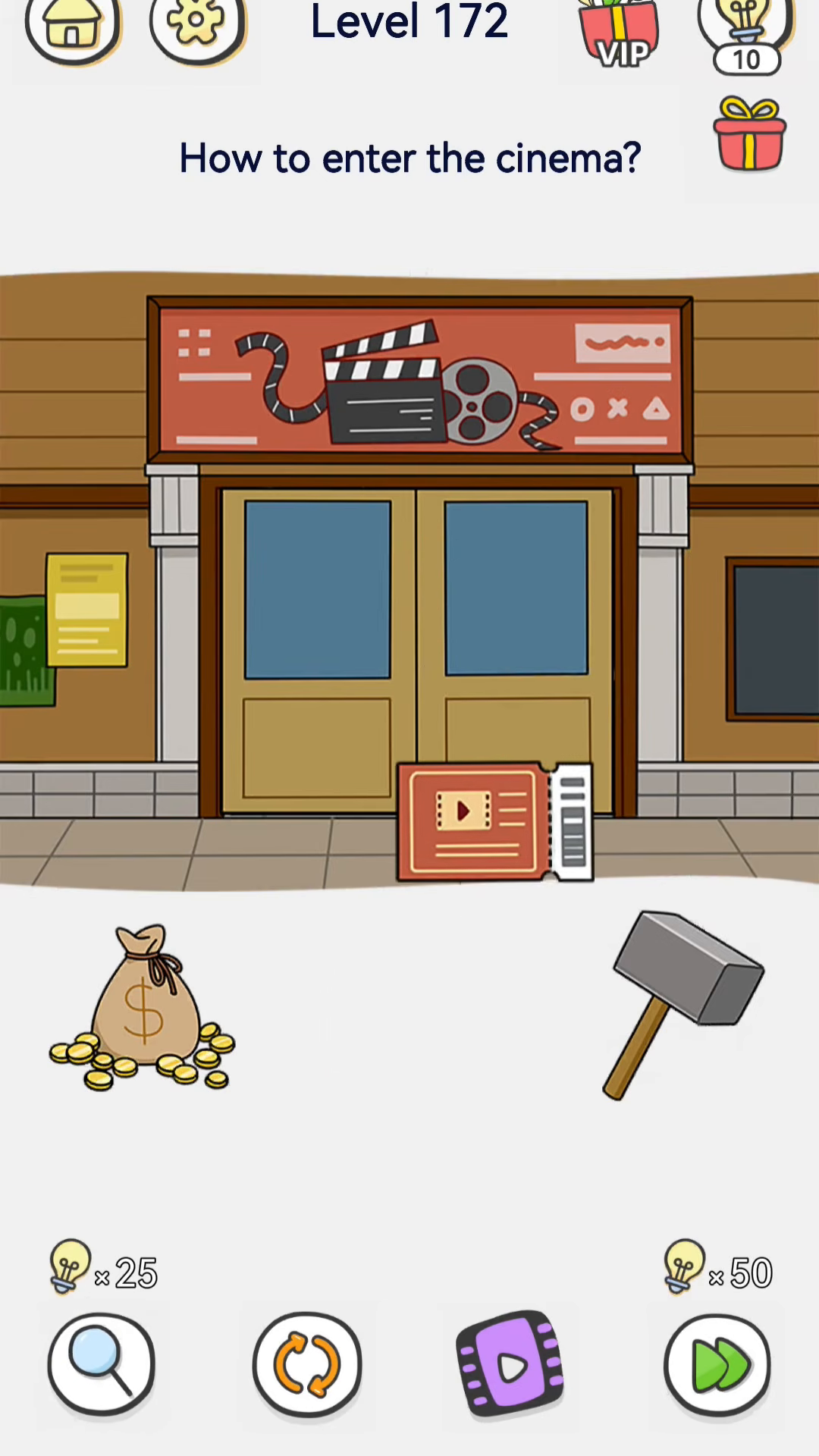 Brain Out 2 level 172 walkthrough key frame 3