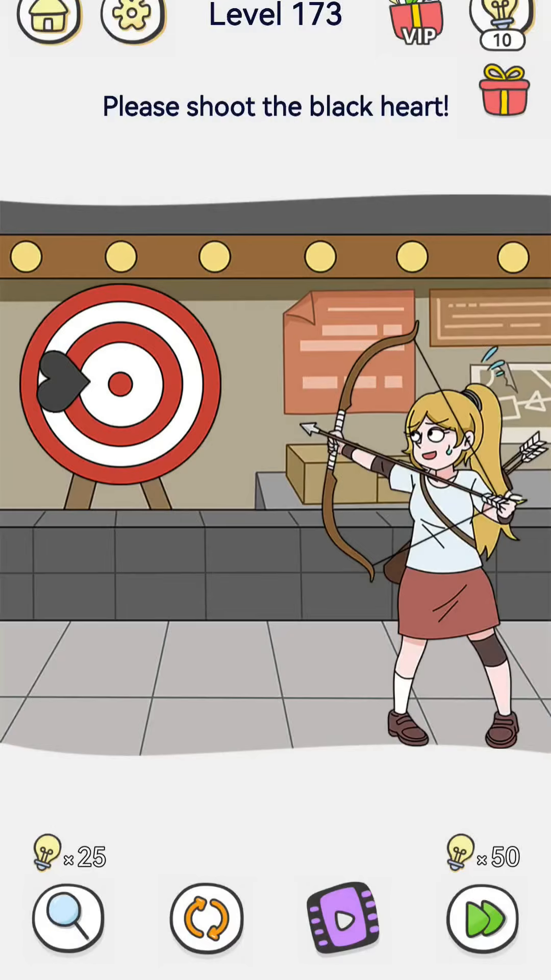 Brain Out 2 level 173 walkthrough key frame 1