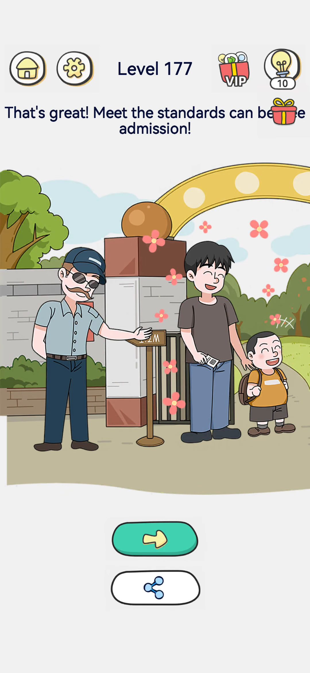 Brain Out 2 level 177 walkthrough key frame 4