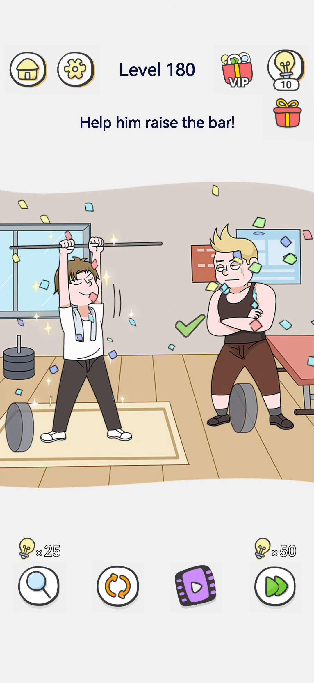 Brain Out 2 level 180 walkthrough key frame 3