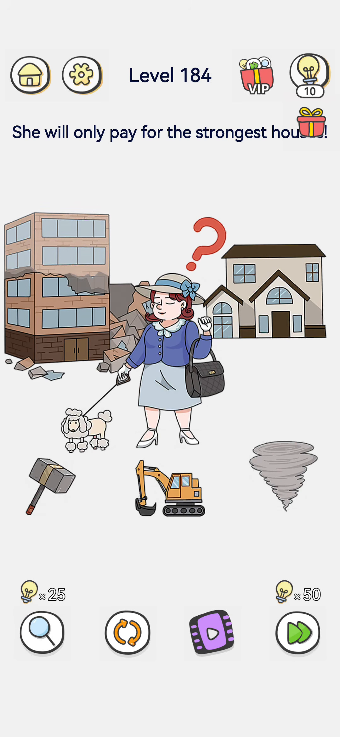 Brain Out 2 level 184 walkthrough key frame 3