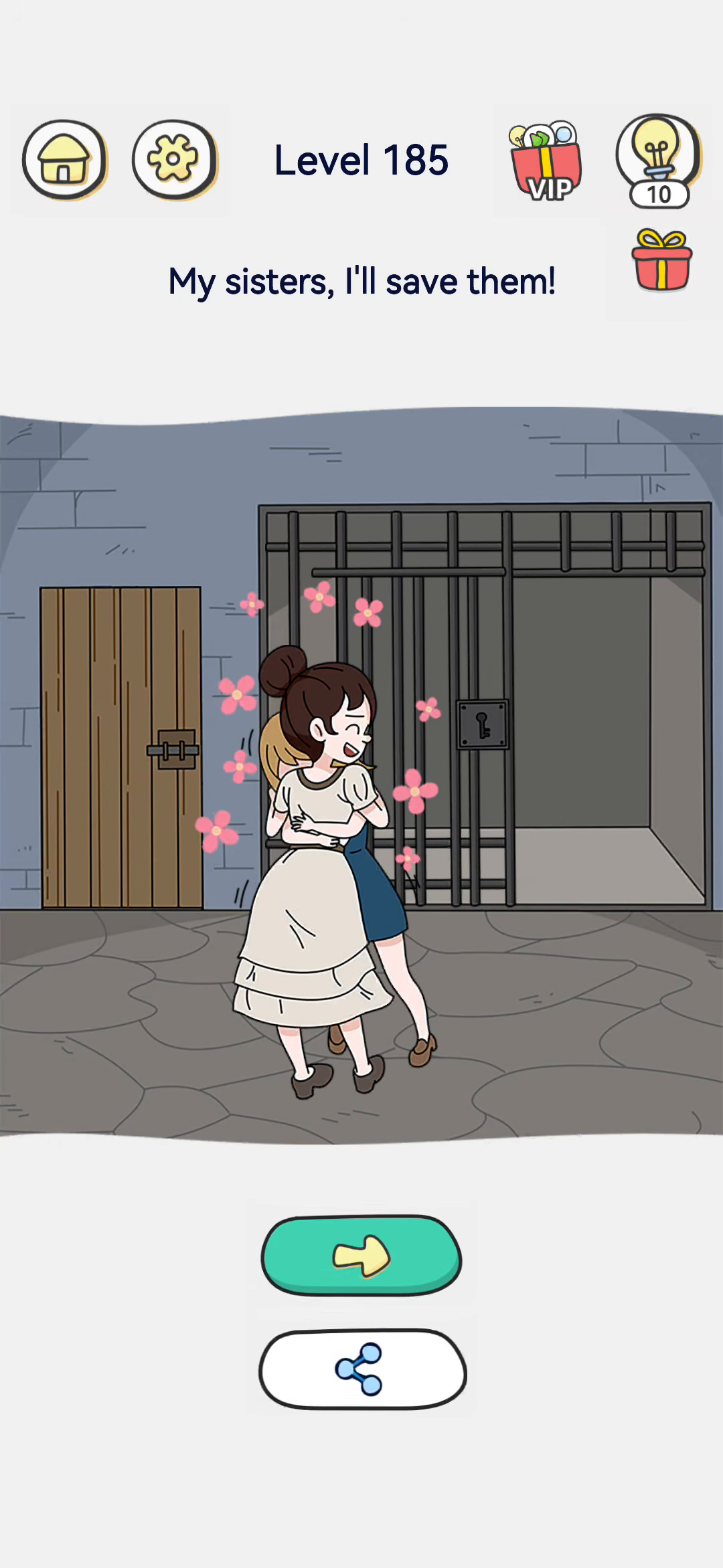 Brain Out 2 level 185 walkthrough key frame 4