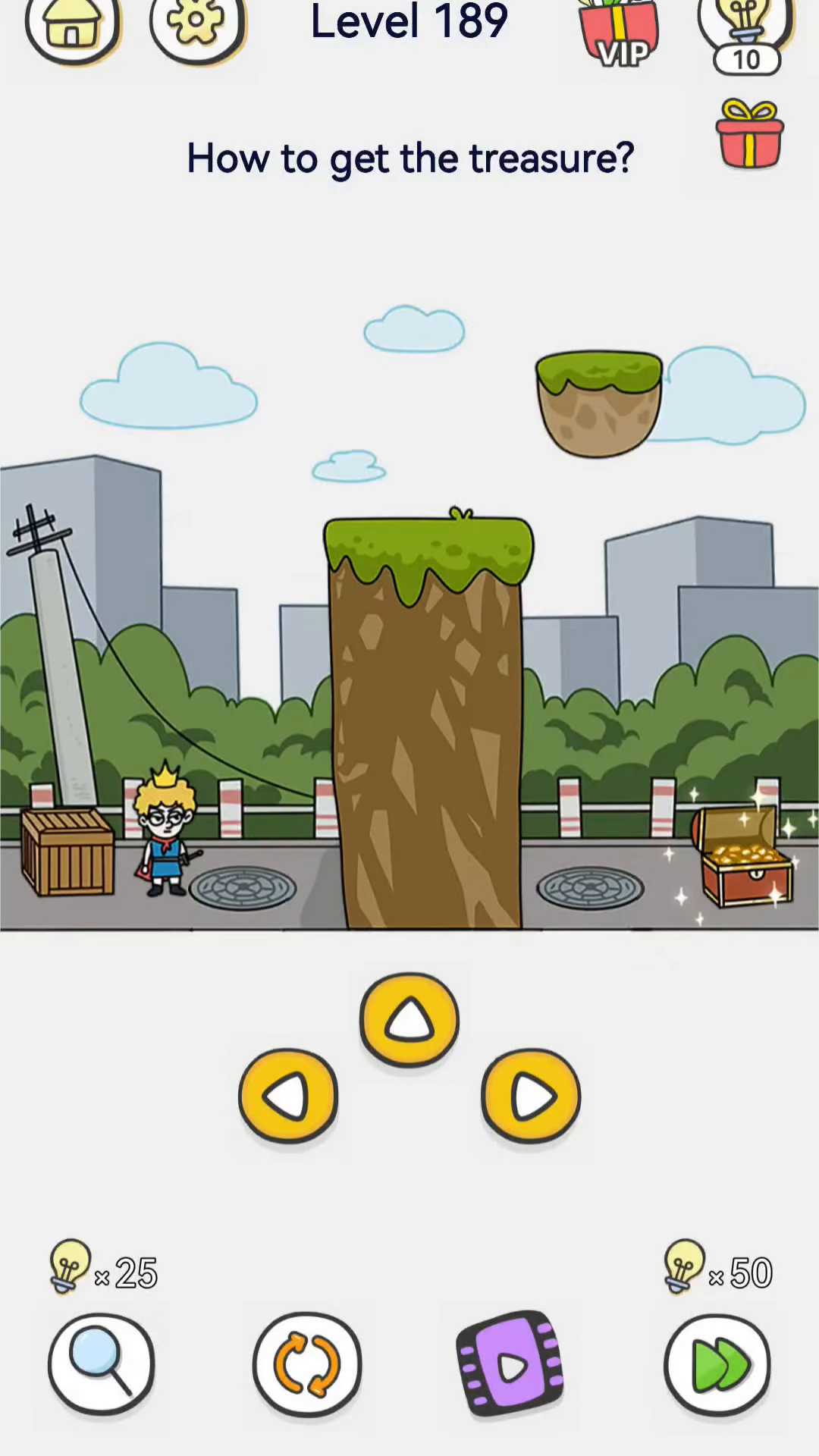 Brain Out 2 level 189 walkthrough key frame 1