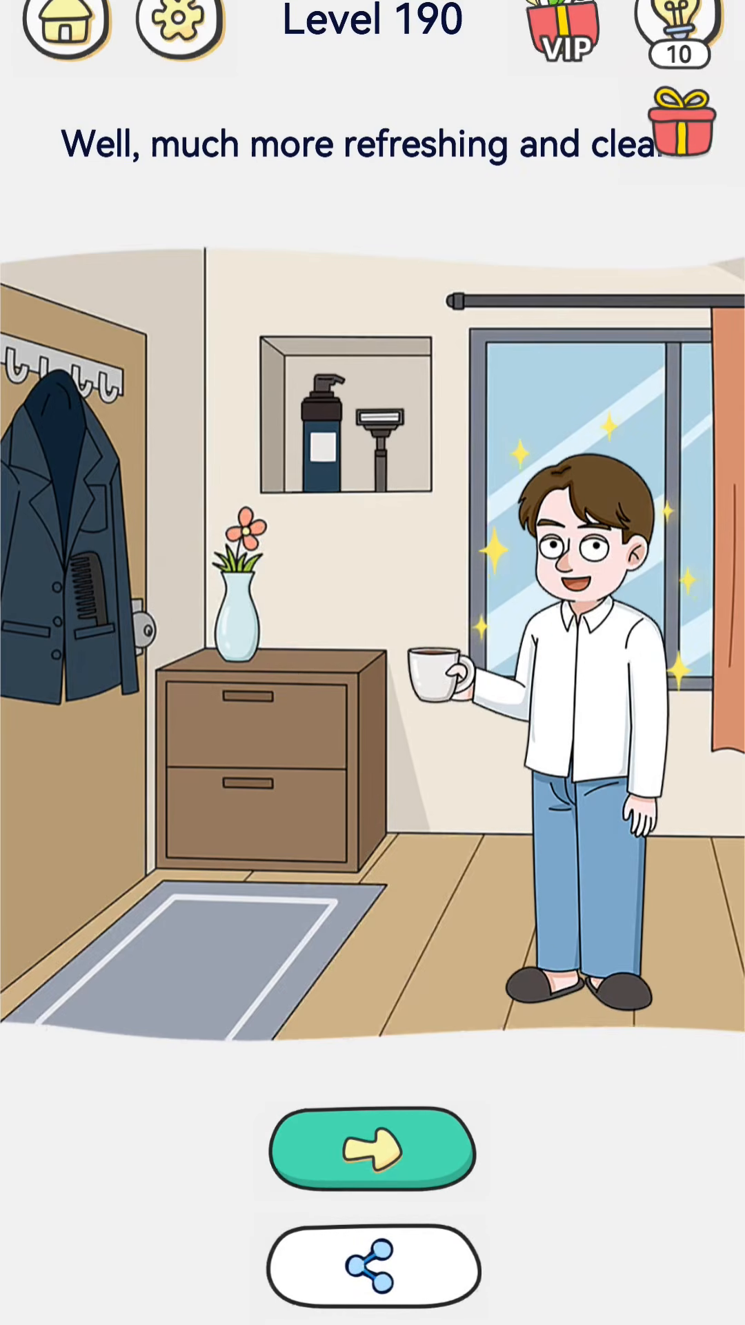 Brain Out 2 level 190 walkthrough key frame 4