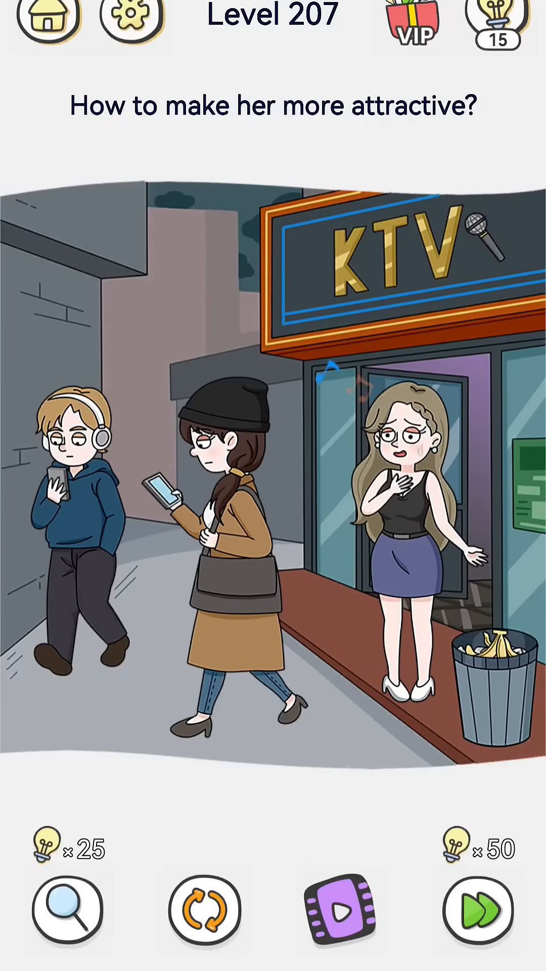 Brain Out 2 level 207 walkthrough key frame 3