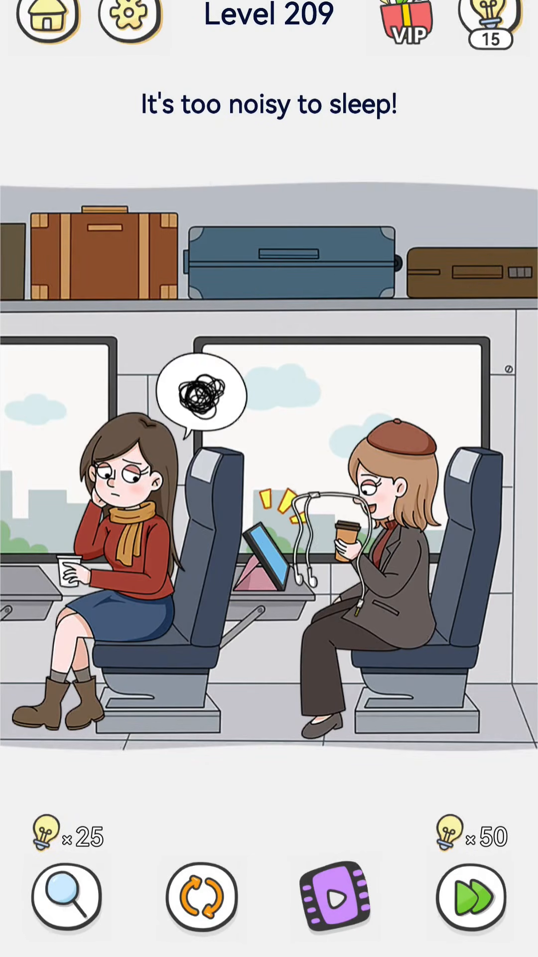 Brain Out 2 level 209 walkthrough key frame 3