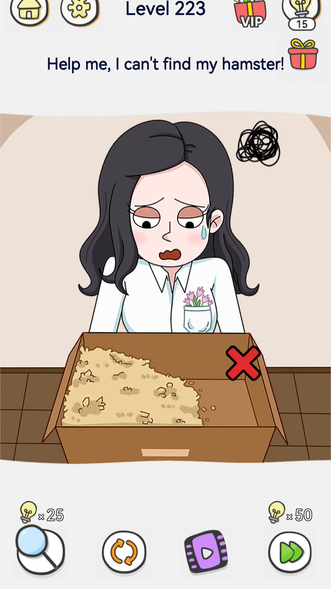 Brain Out 2 level 223 walkthrough key frame 3