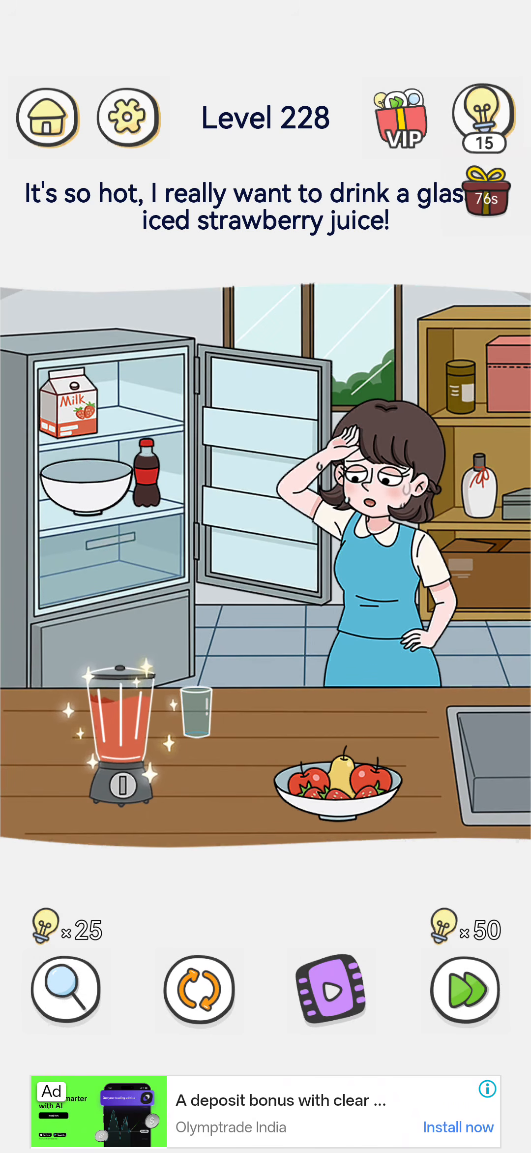 Brain Out 2 level 228 walkthrough key frame 3
