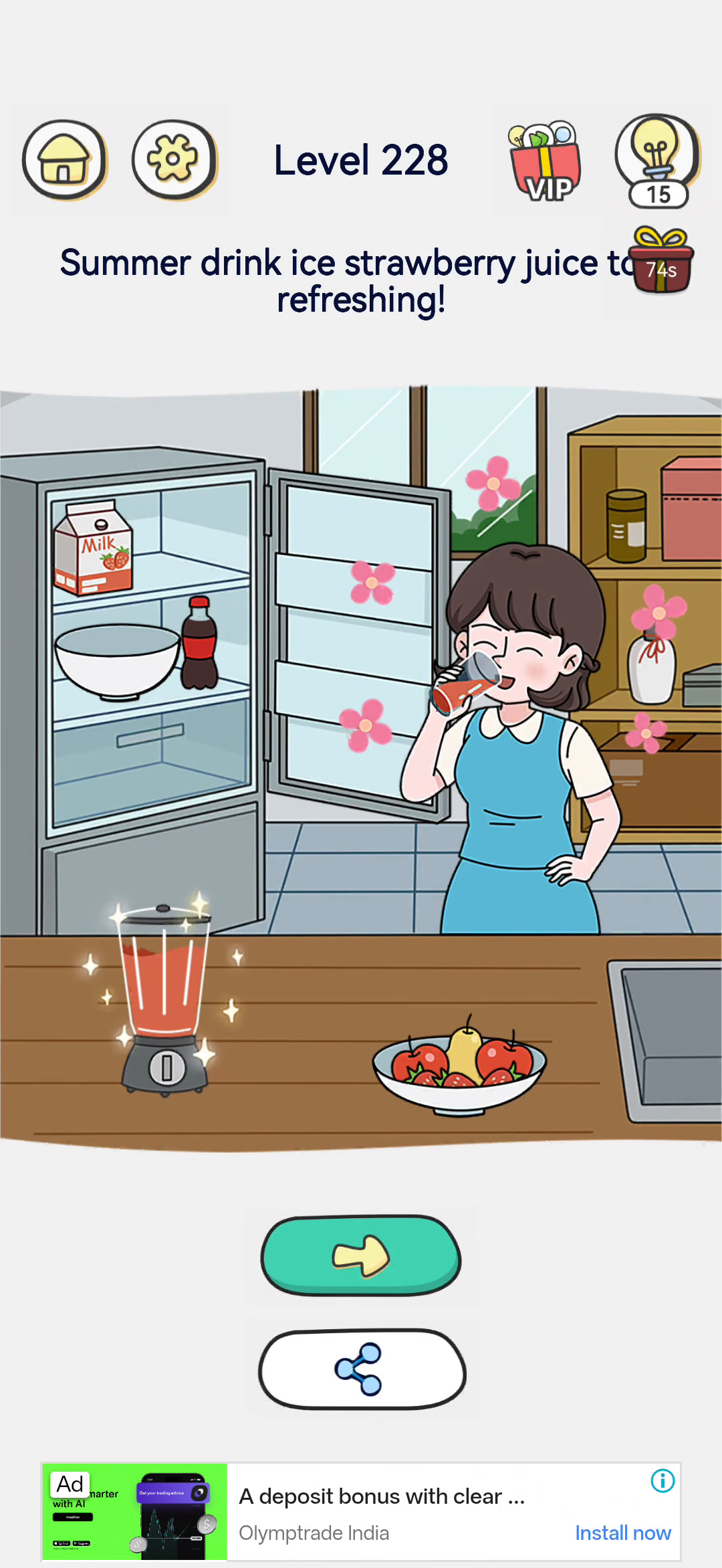 Brain Out 2 level 228 walkthrough key frame 4
