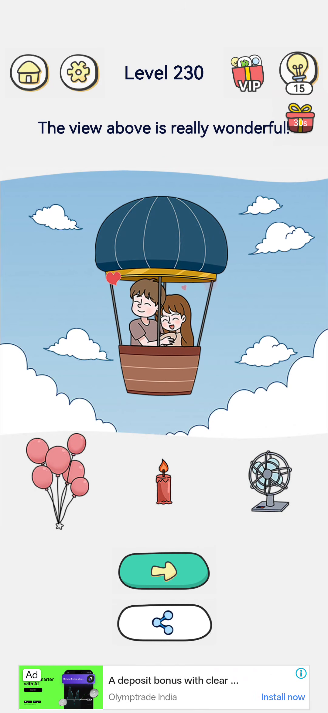 Brain Out 2 level 230 walkthrough key frame 4