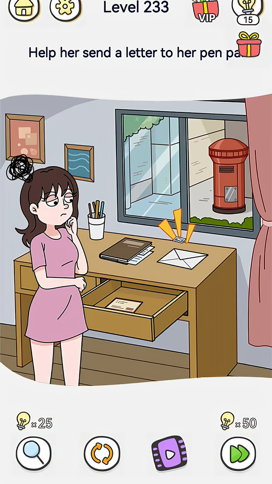 Brain Out 2 level 233 walkthrough key frame 3