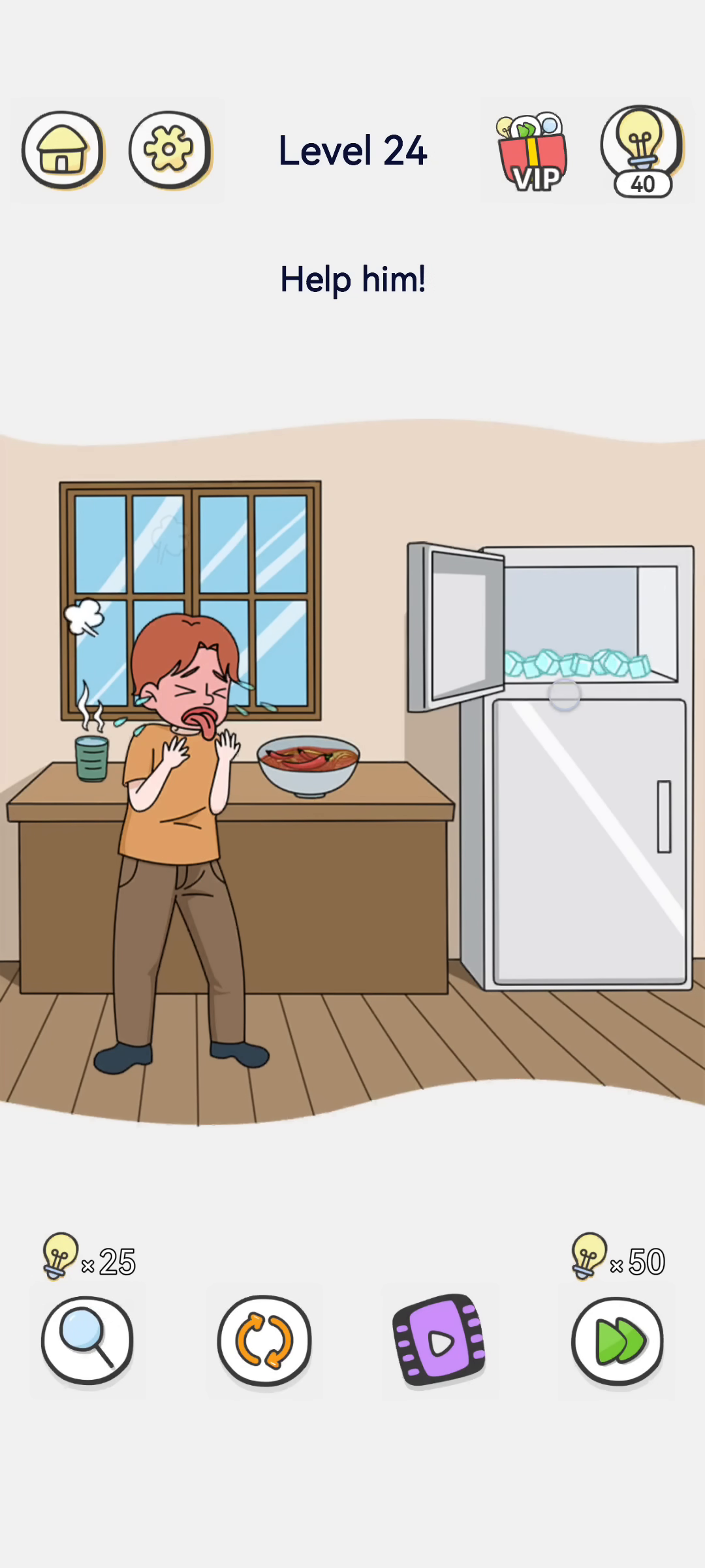 Brain Out 2 level 24 walkthrough key frame 2