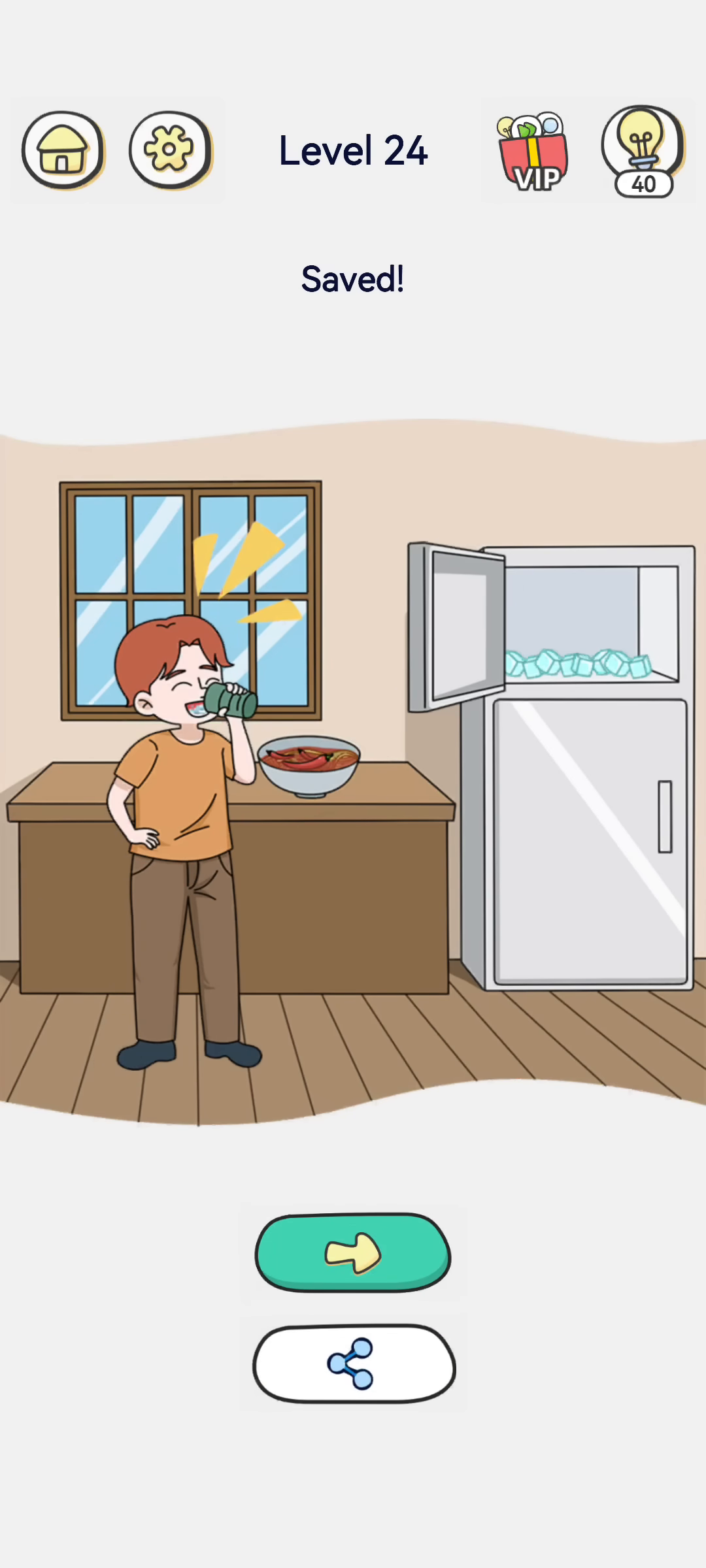 Brain Out 2 level 24 walkthrough key frame 4