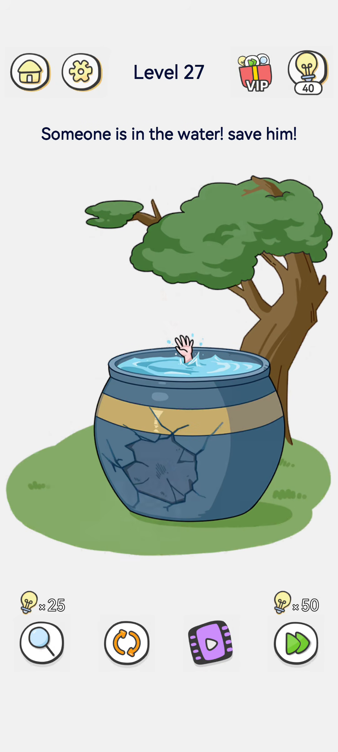 Brain Out 2 level 27 walkthrough key frame 3
