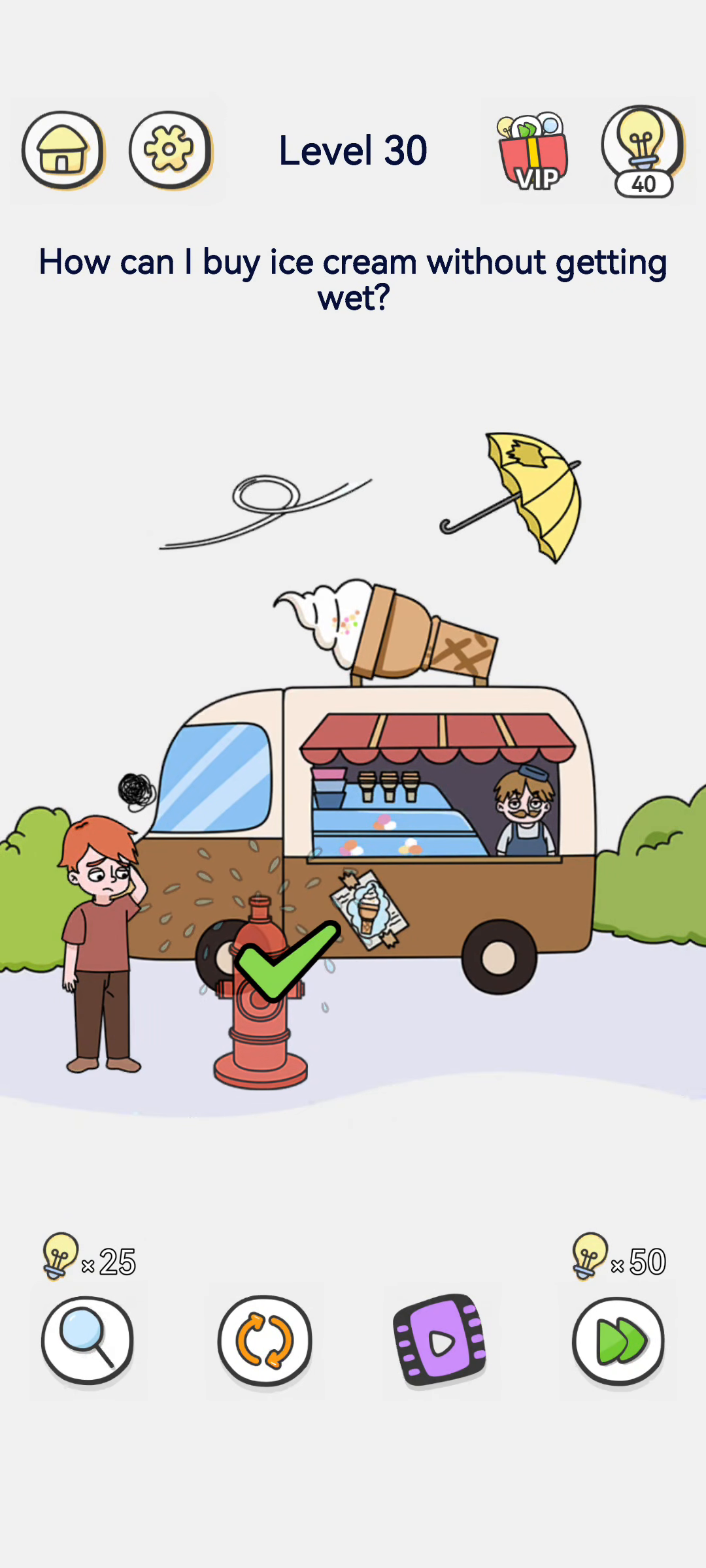 Brain Out 2 level 30 walkthrough key frame 3