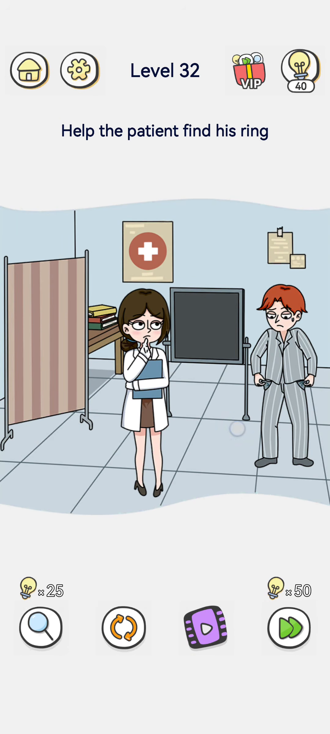 Brain Out 2 level 32 walkthrough key frame 2