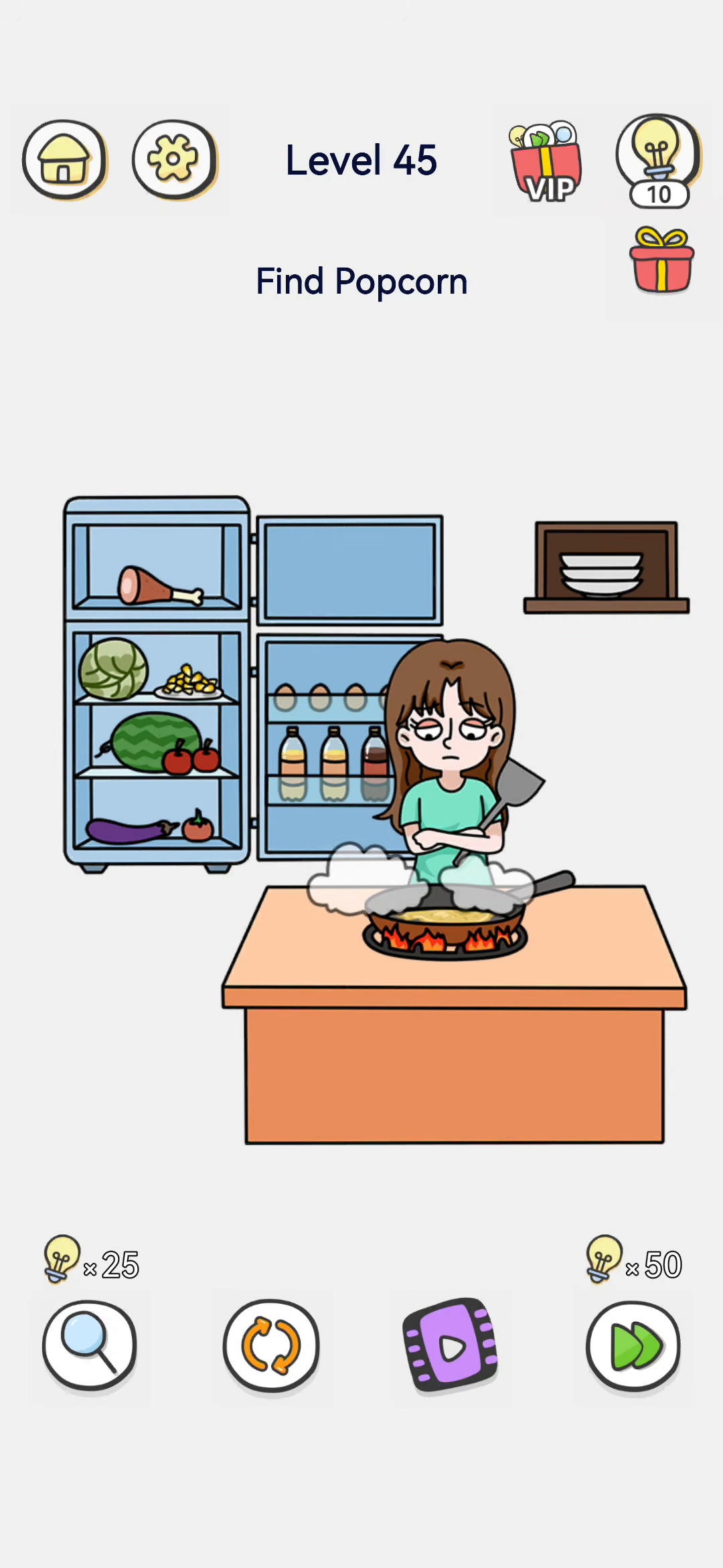 Brain Out 2 level 45 walkthrough key frame 2