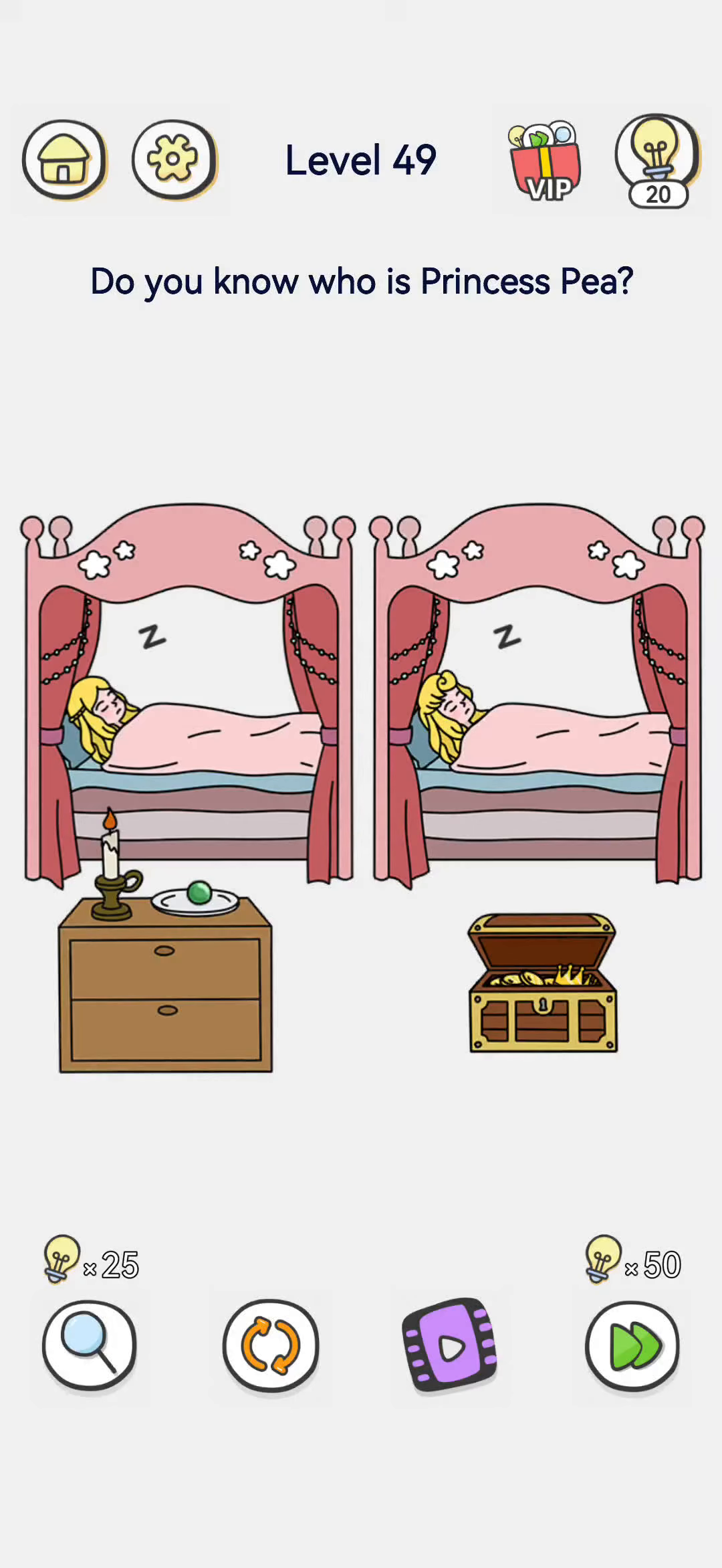 Brain Out 2 level 49 walkthrough key frame 1