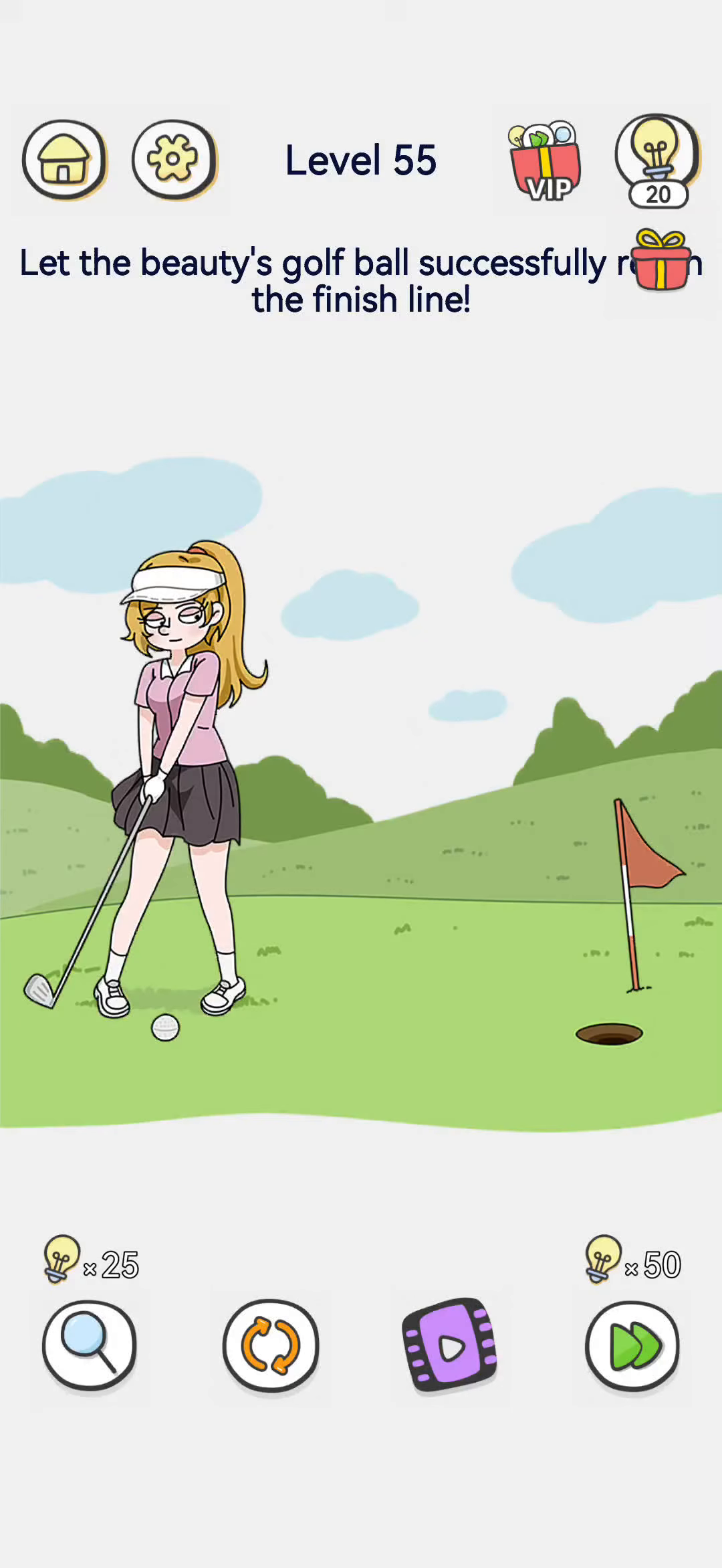 Brain Out 2 level 55 walkthrough key frame 1