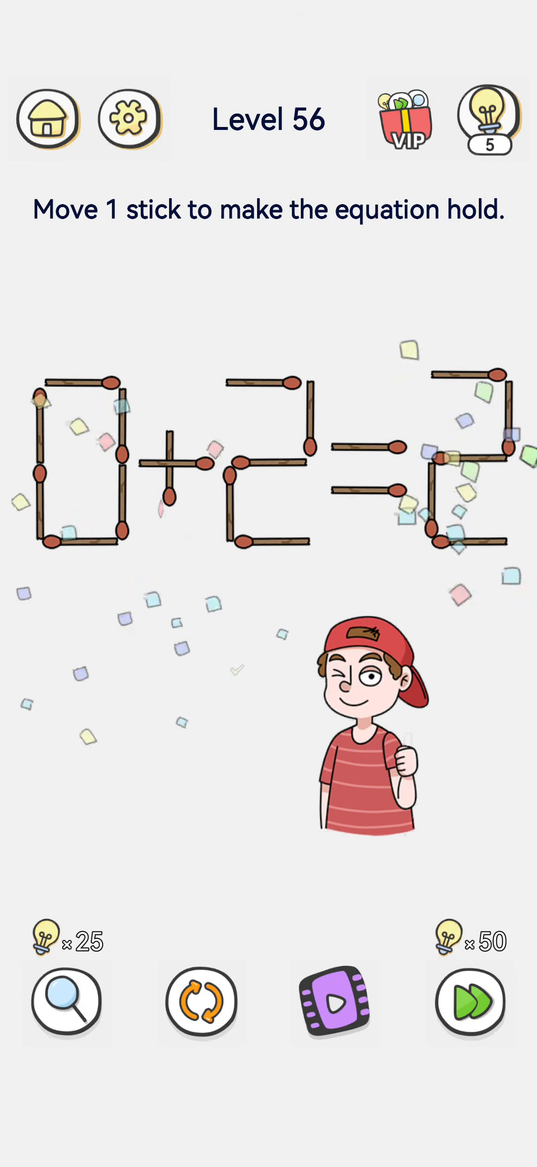 Brain Out 2 level 56 walkthrough key frame 3