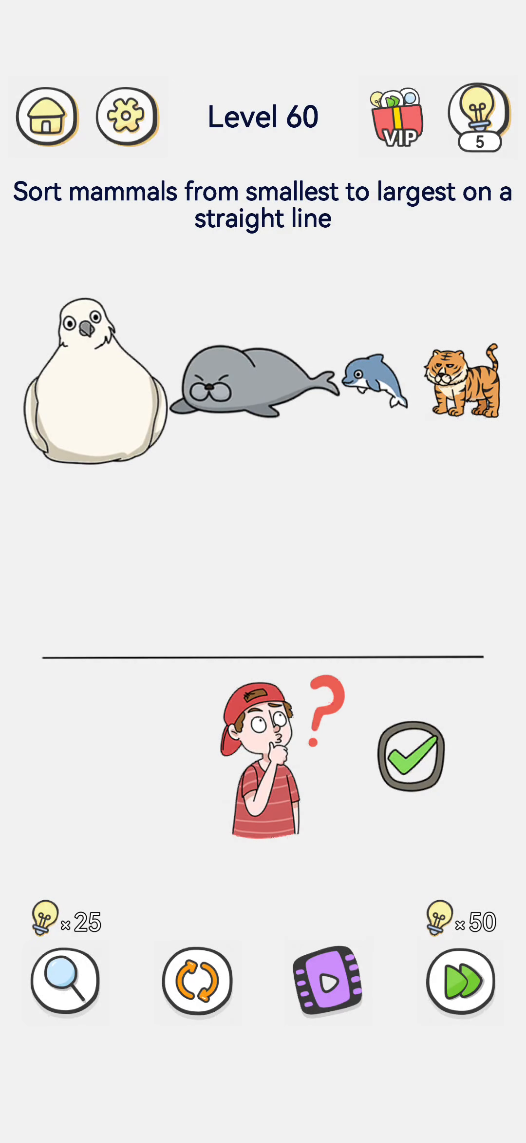 Brain Out 2 level 60 walkthrough key frame 4